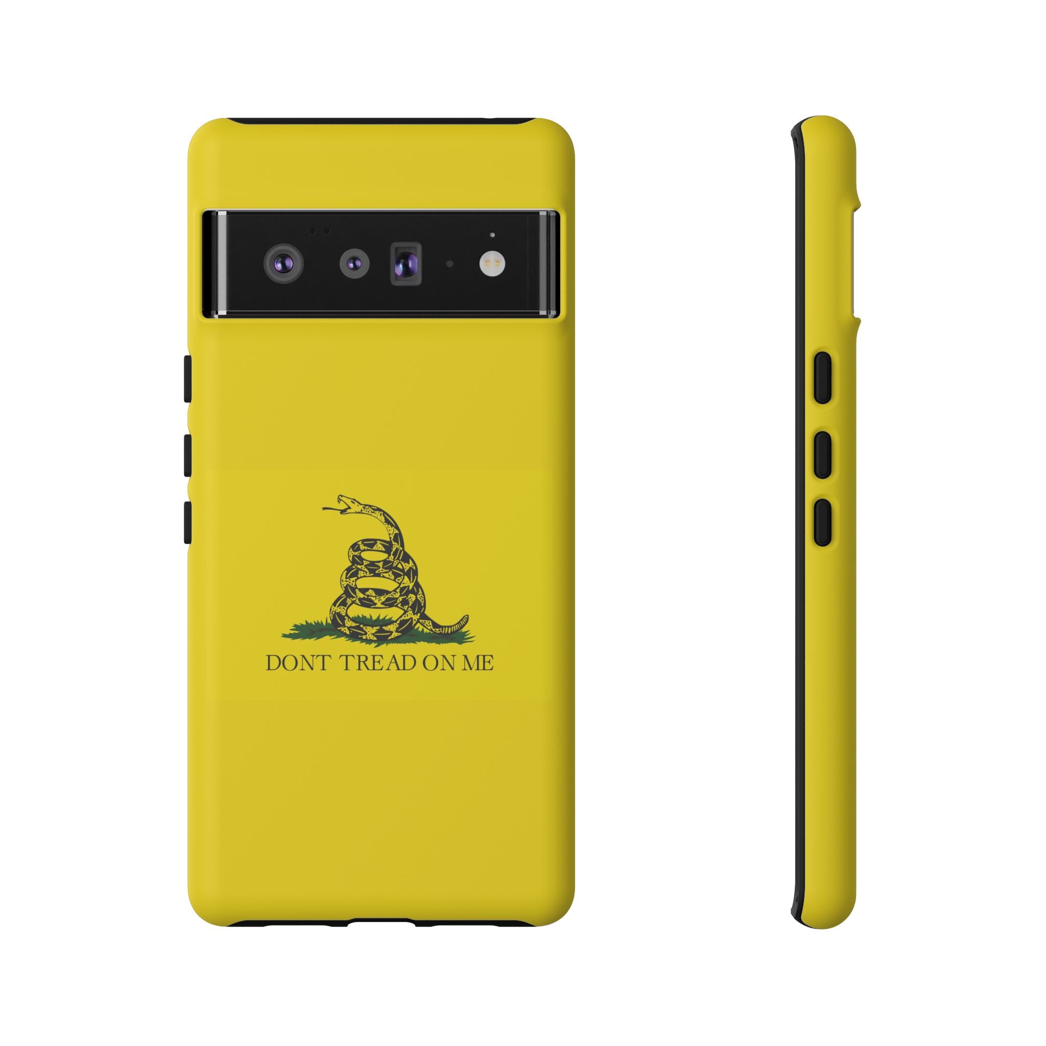 Gadsden flag "Dont Tread on Me" Tough Yellow Cases