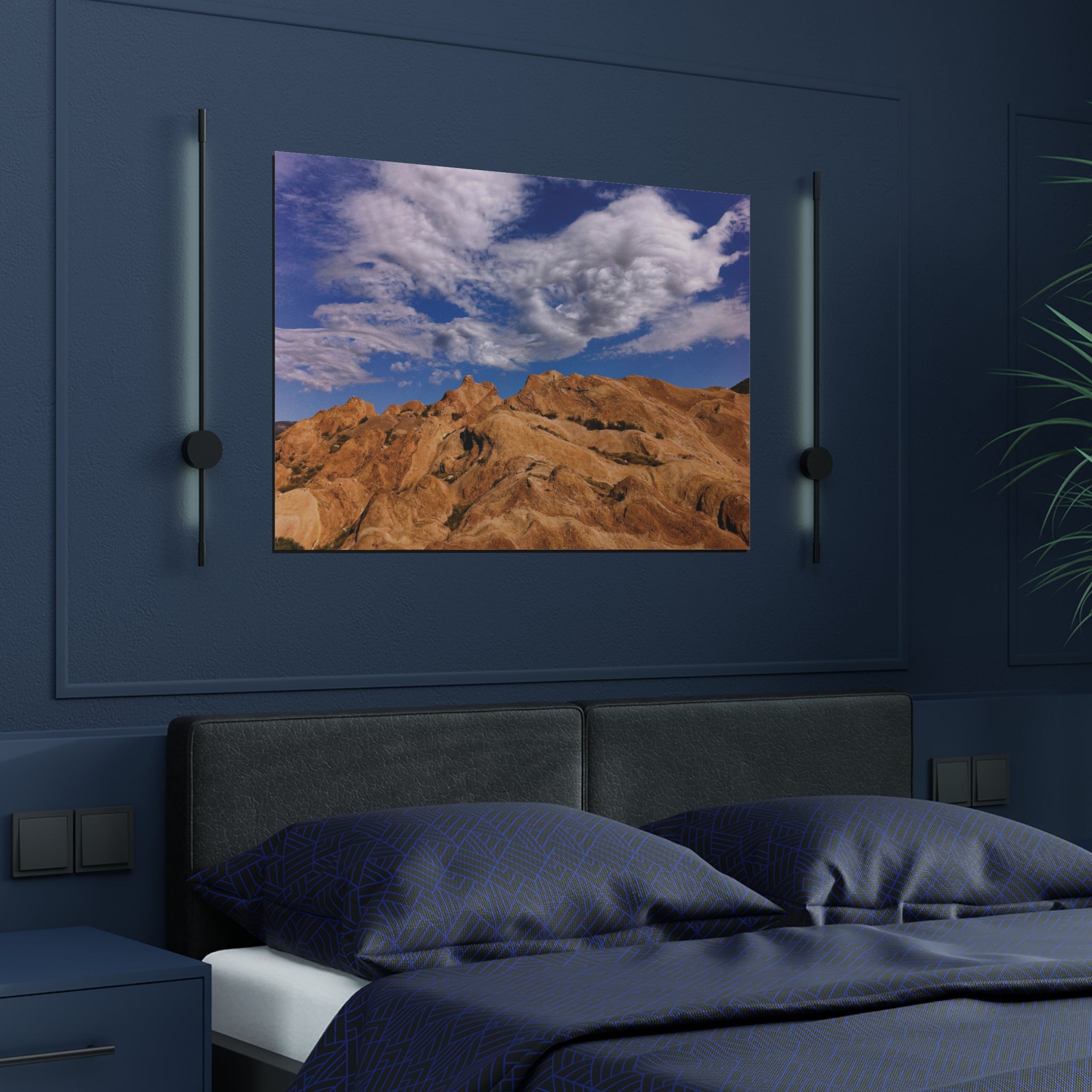 Vasquez Rocks Natural Area Park, Agua Dulce, California Satin Poster (300gsm)