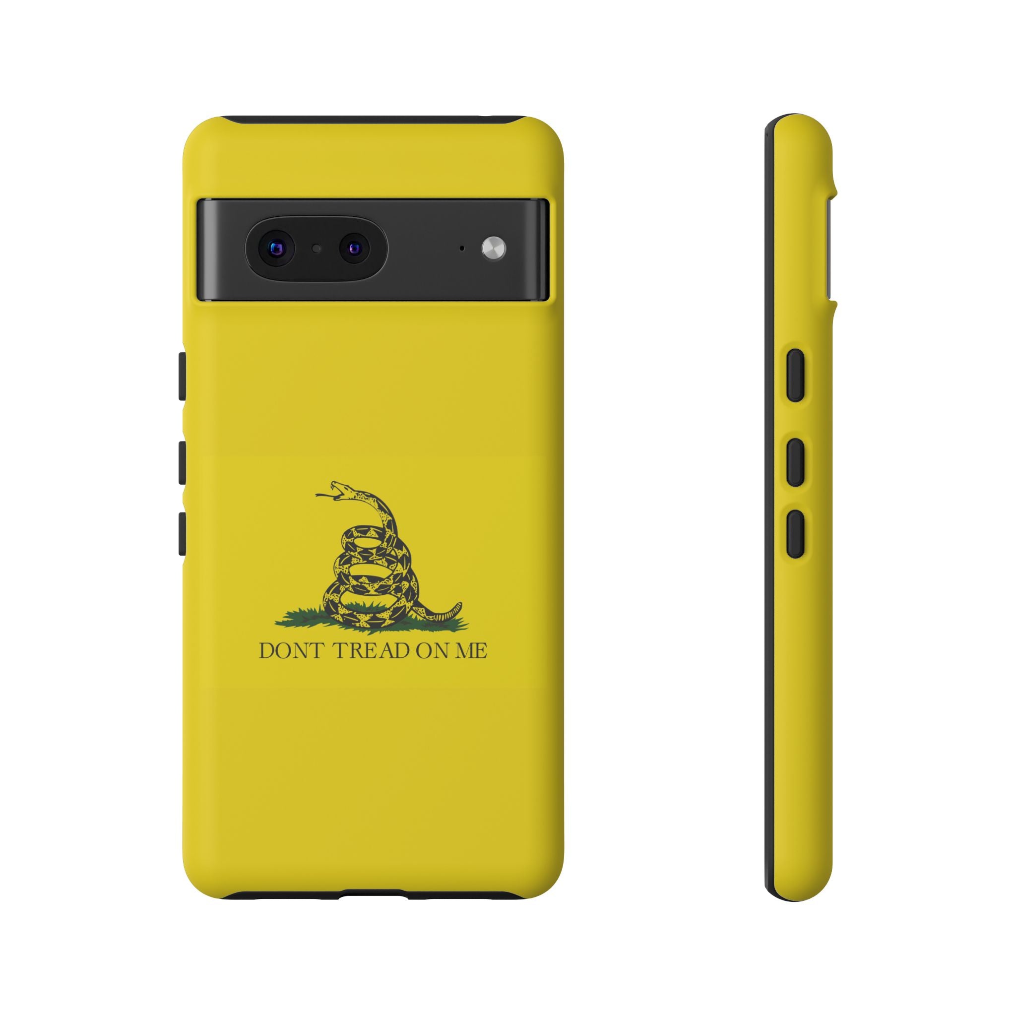 Gadsden flag "Dont Tread on Me" Tough Yellow Cases