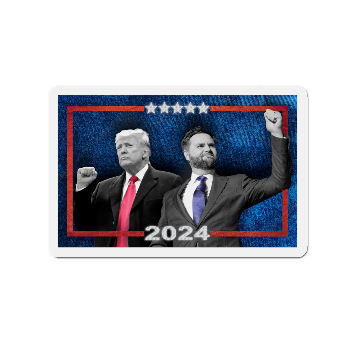 Trump Vance Make America Great Again Portrait! 2024 Die-Cut Magnets