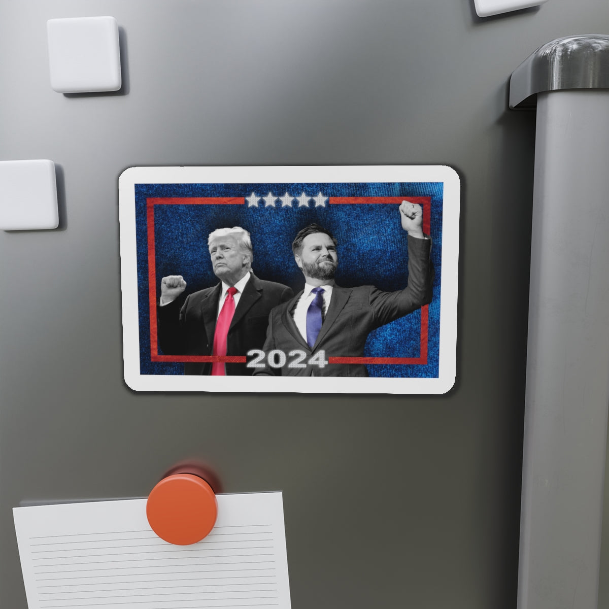 Trump Vance Make America Great Again Portrait! 2024 Die-Cut Magnets