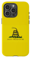 Gadsden flag "Dont Tread on Me" Tough Yellow Cases