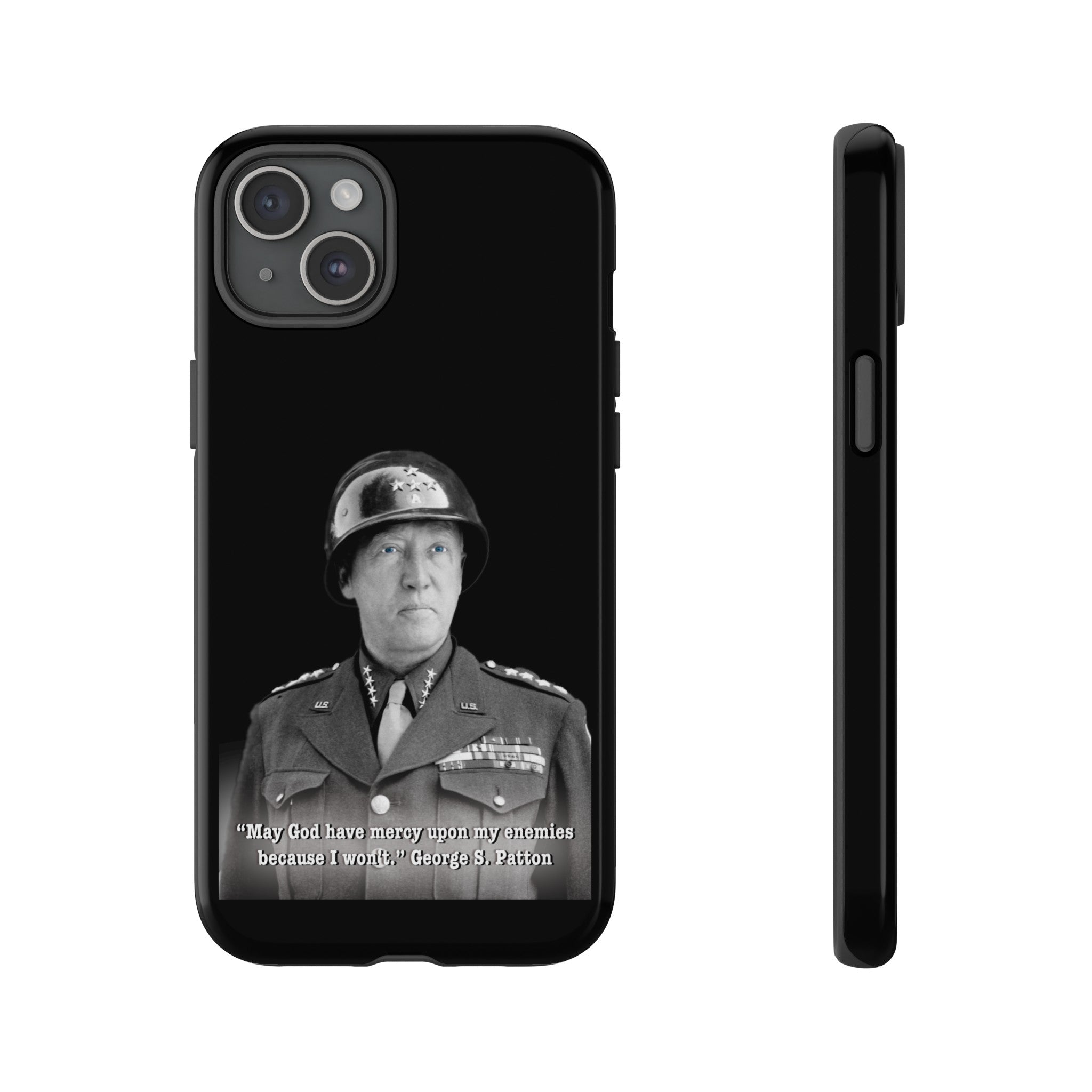 George S. Patton Jr. Tough Cases Black & White