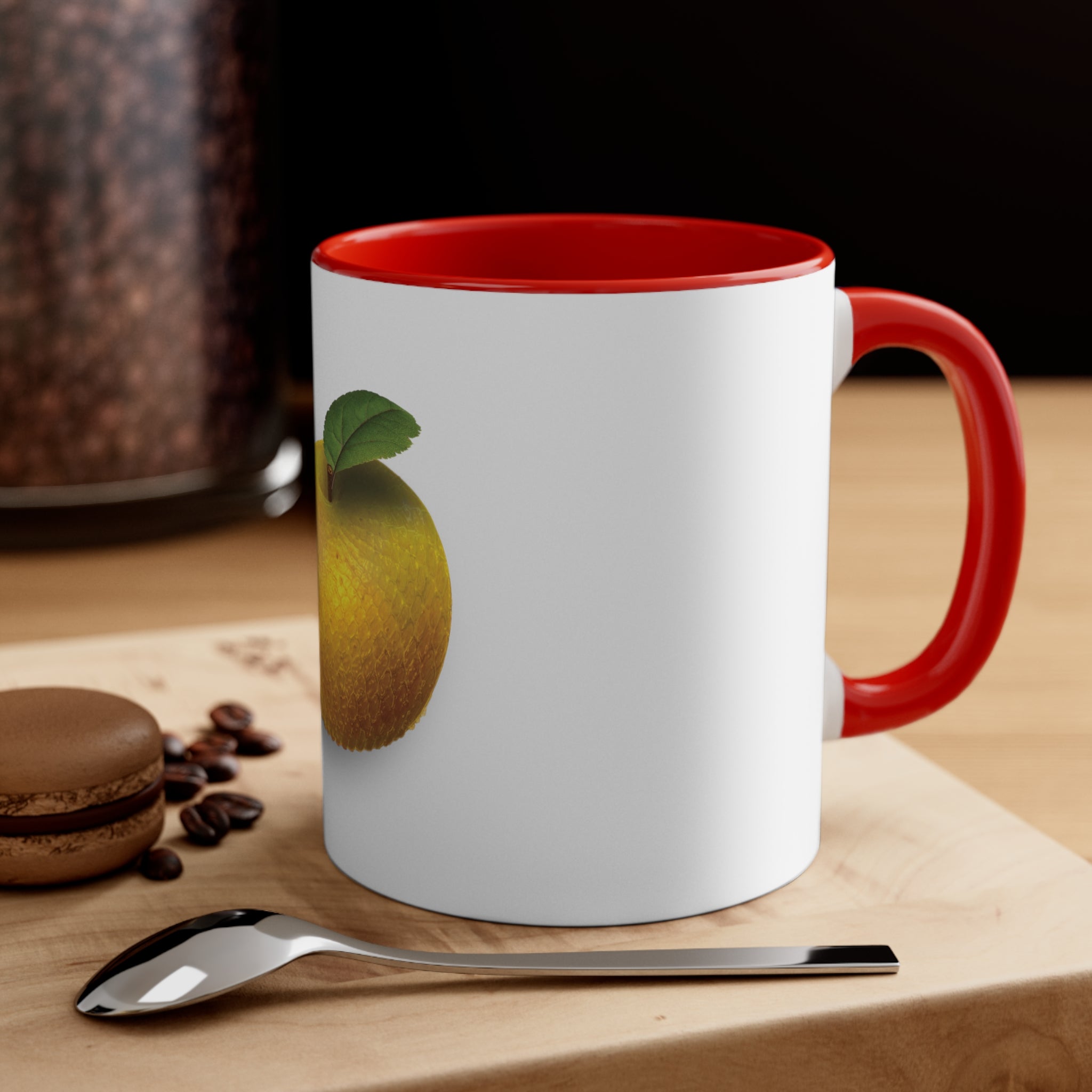 The Adam and Eve Apple: Original Sin Series Accent Coffee Mug, 11oz