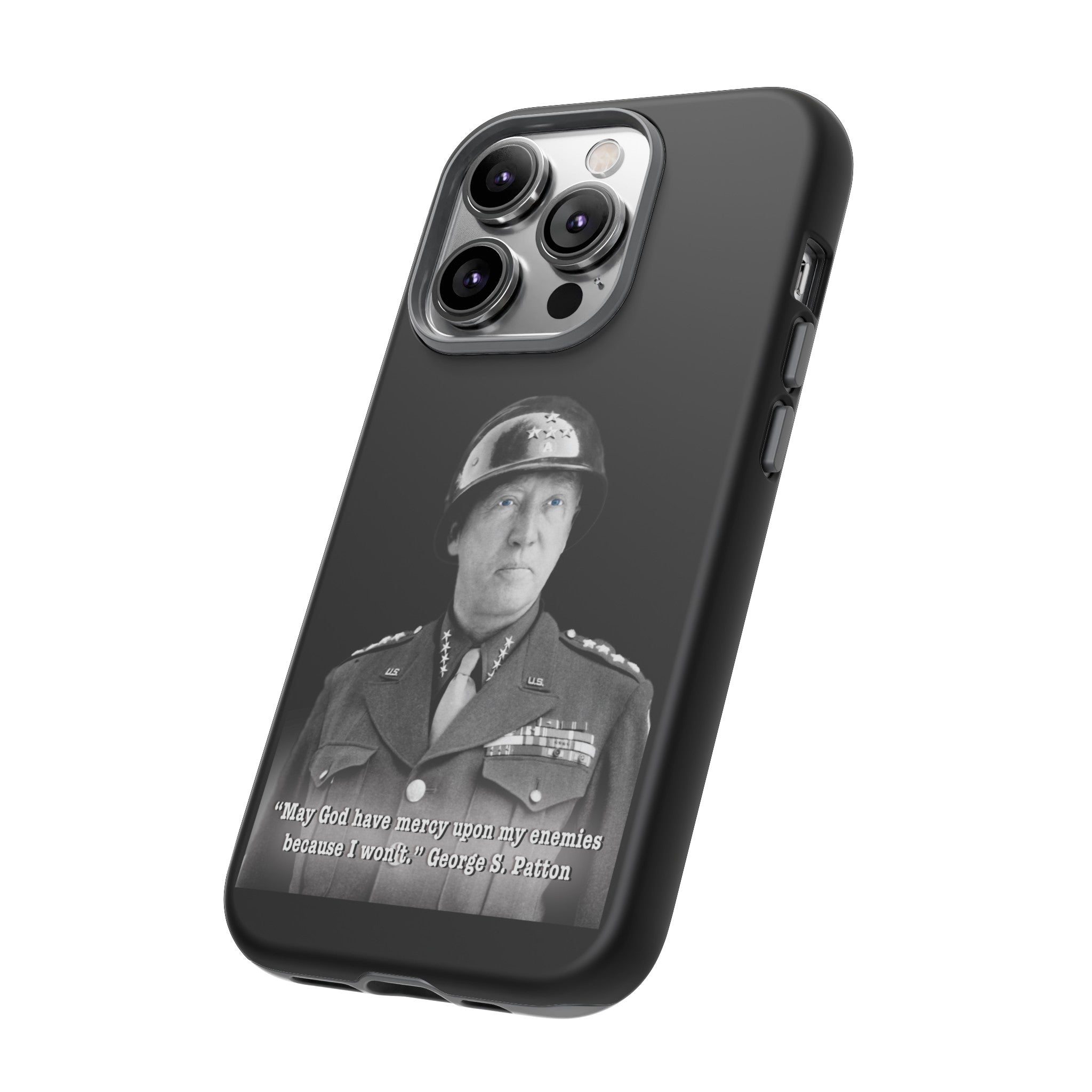 George S. Patton Jr. Tough Cases Black & White