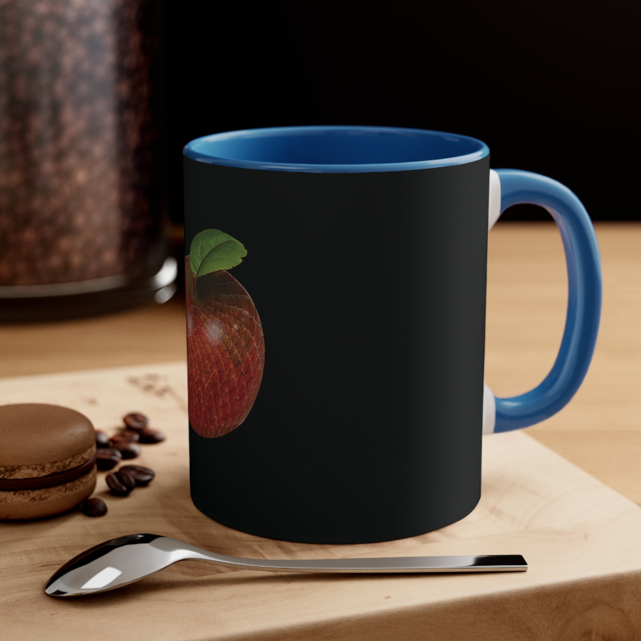 The Adam and Eve Apple: Original Sin Series Accent Coffee Mug, 11oz