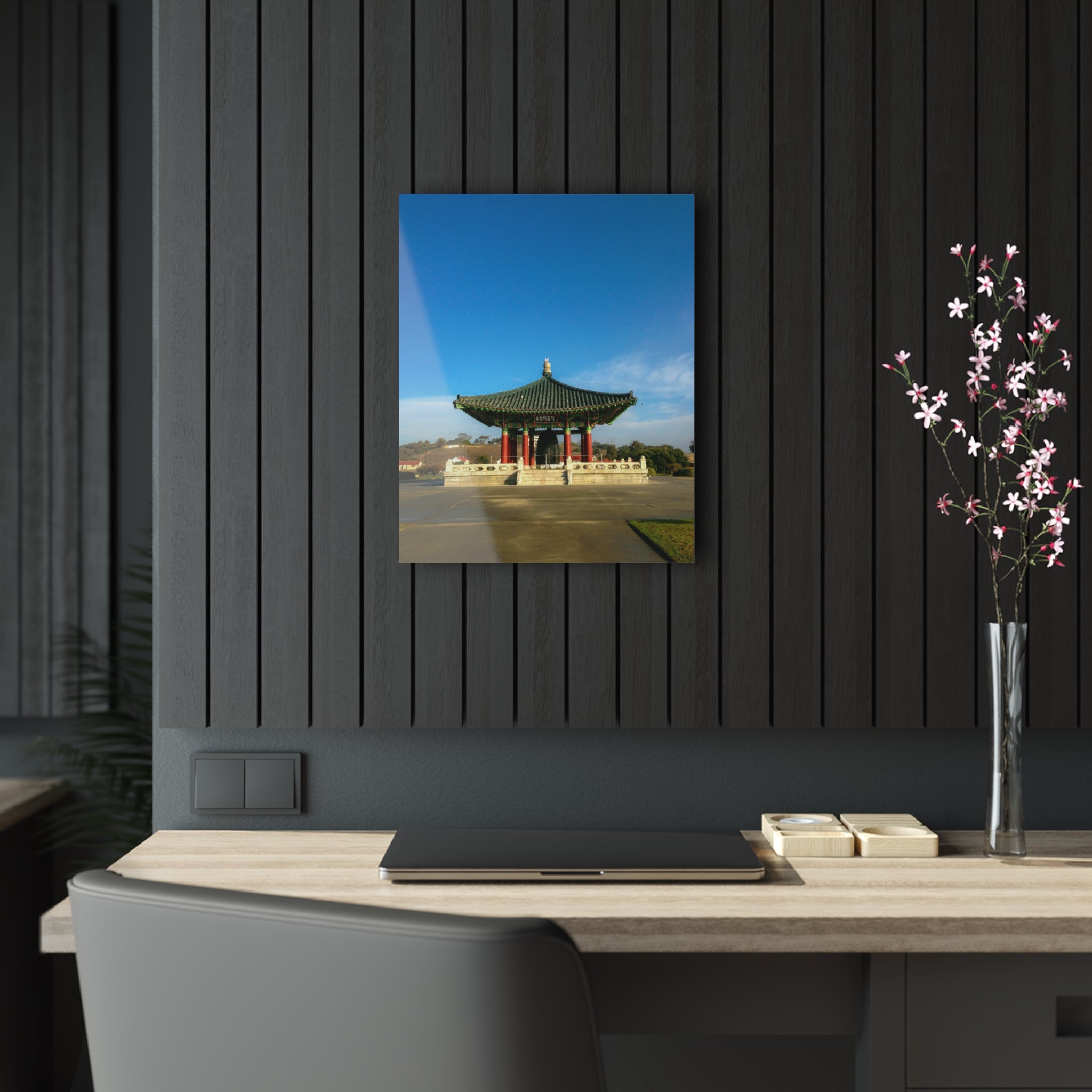 The Korean Bell of Friendship in Angel's Gate Park, San Pedro, Los Angeles, California Acrylic Print