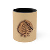 Wooden Tree Logo Accent Coffee Mug, 11oz