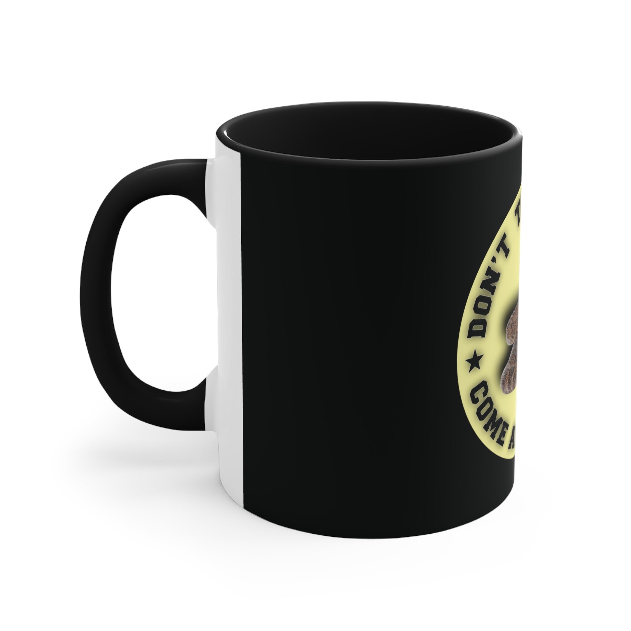 Don't Tread on Me Gadsden Flag Accent Coffee Mug, 11oz