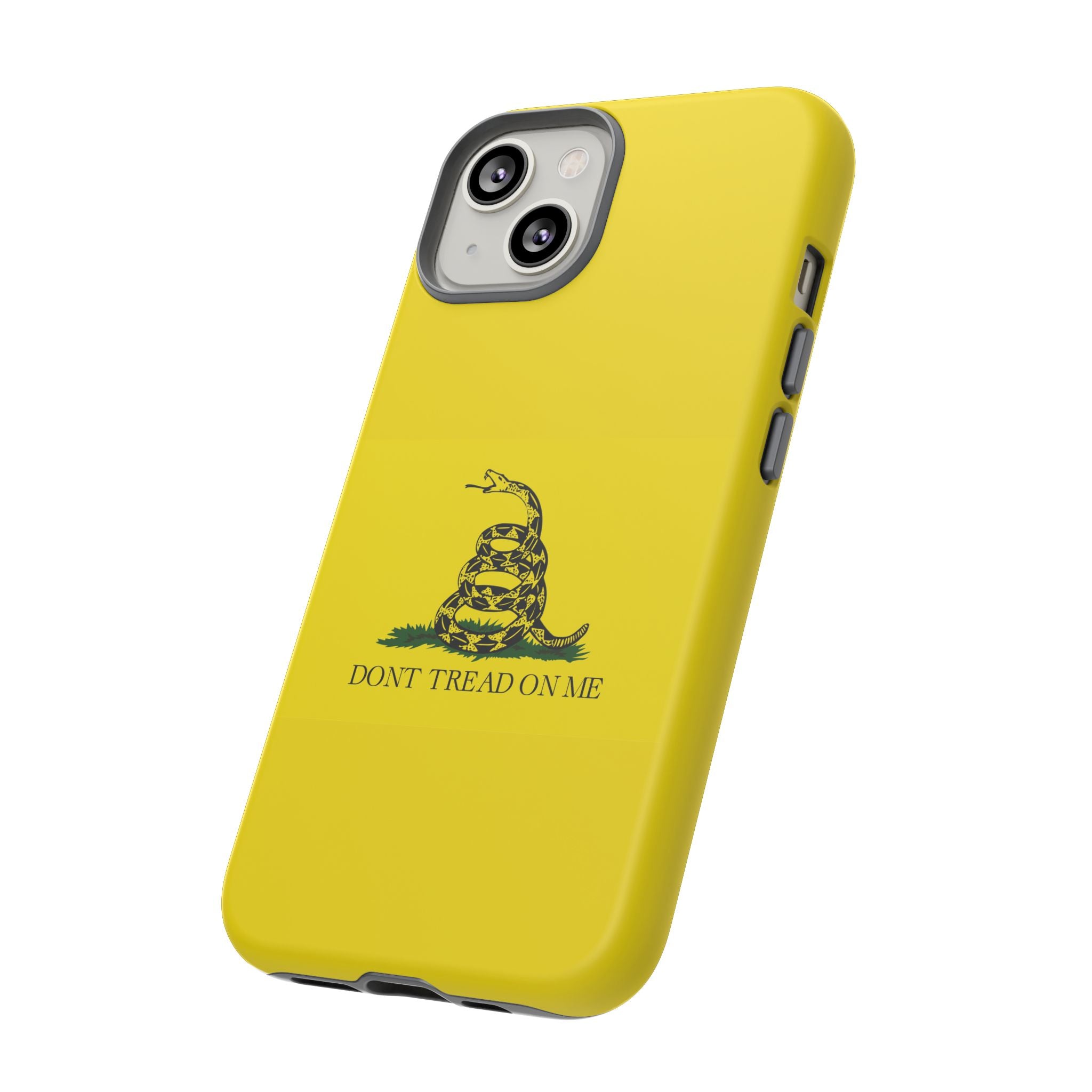 Gadsden flag "Dont Tread on Me" Tough Yellow Cases