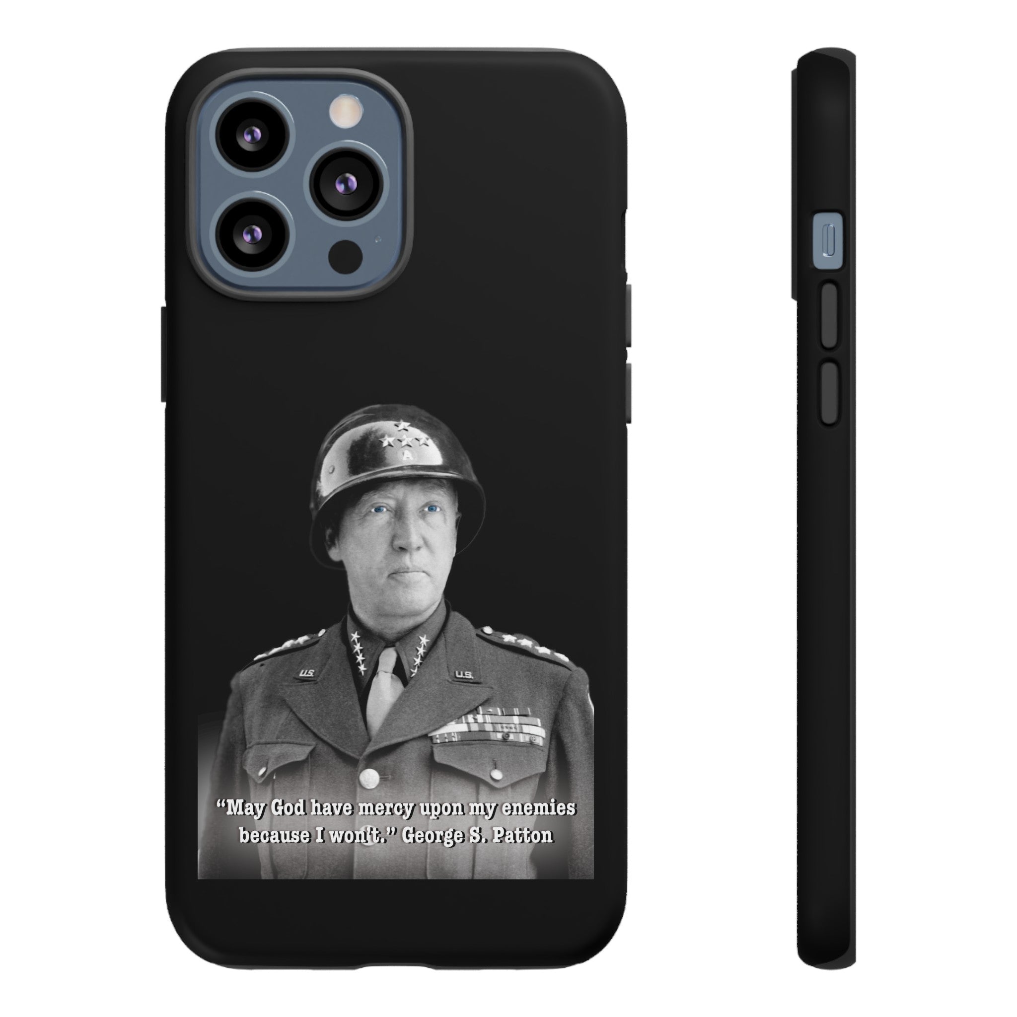 George S. Patton Jr. Tough Cases Black & White