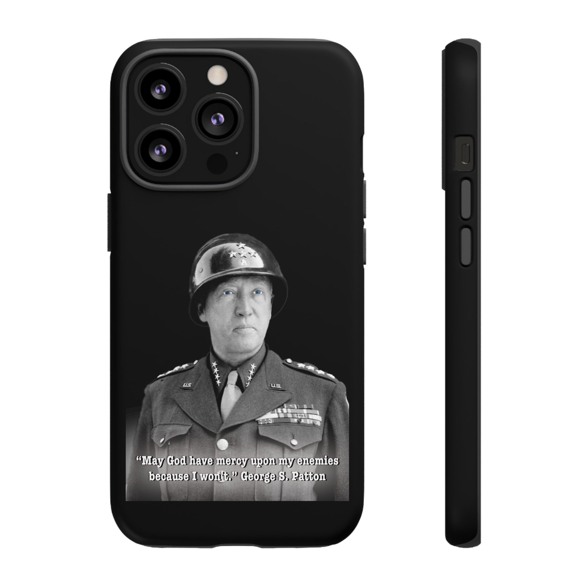 George S. Patton Jr. Tough Cases Black & White