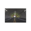 Historic 2nd Street Tunnel, Downtown Los Angeles, California Satin Poster (300gsm)