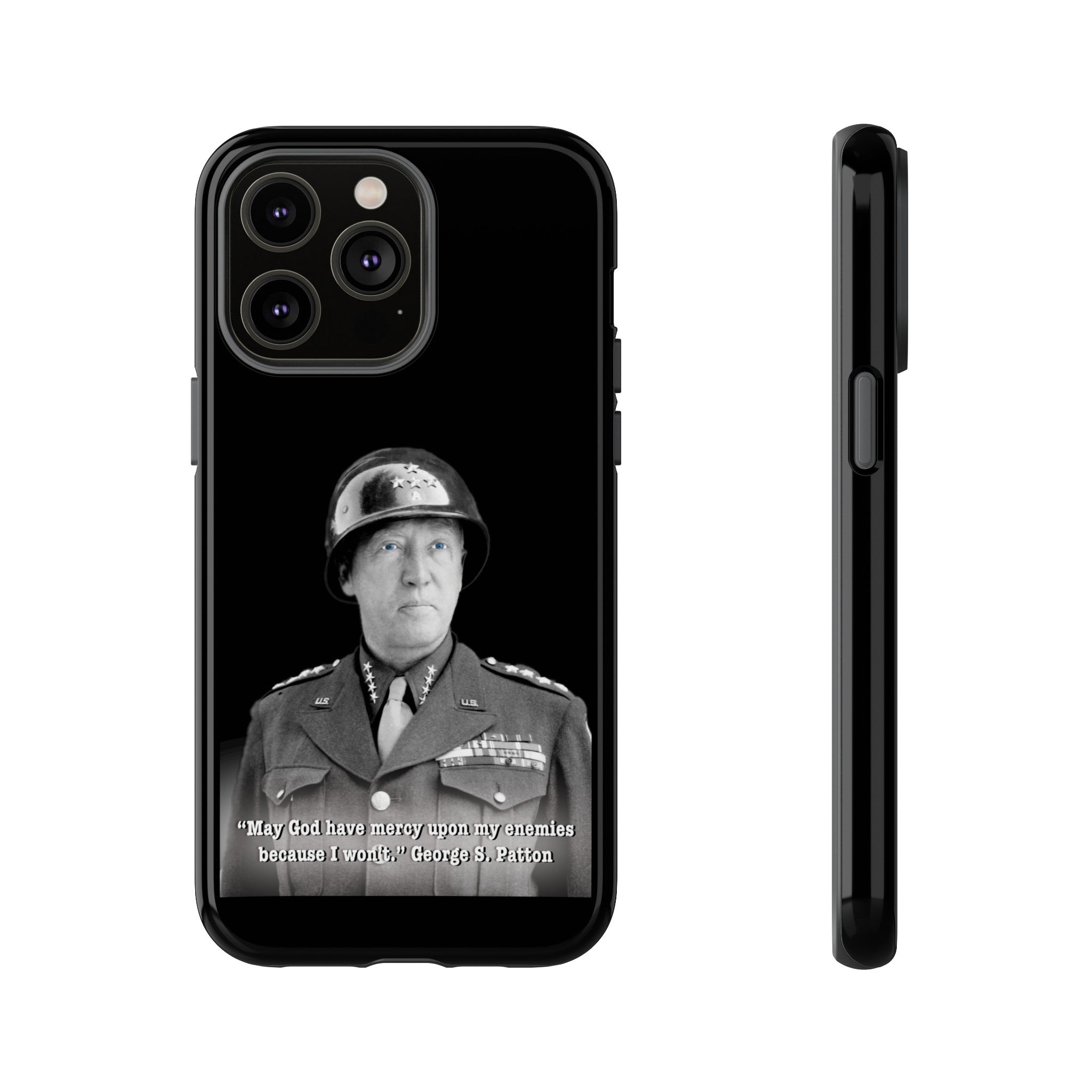 George S. Patton Jr. Tough Cases Black & White