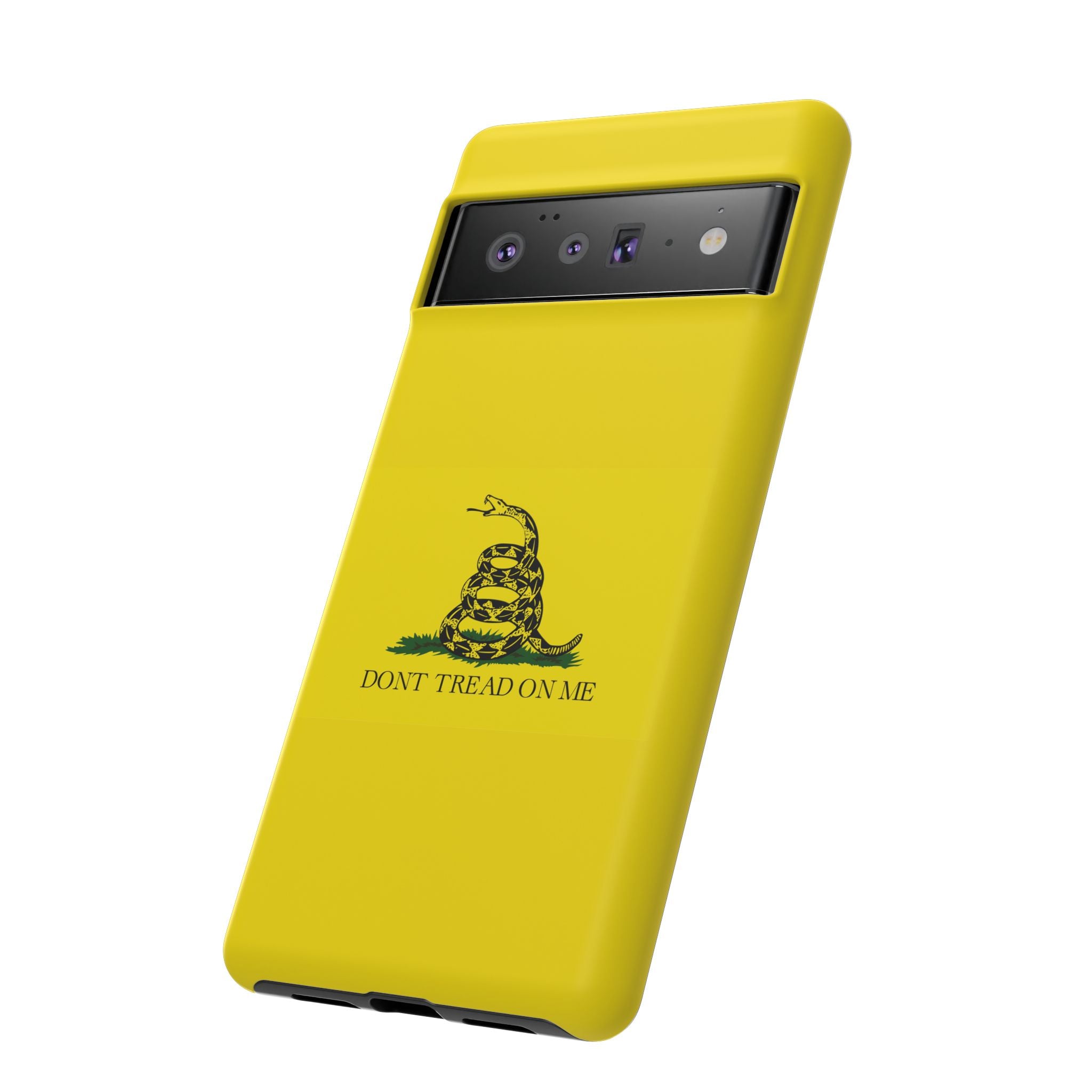 Gadsden flag "Dont Tread on Me" Tough Yellow Cases