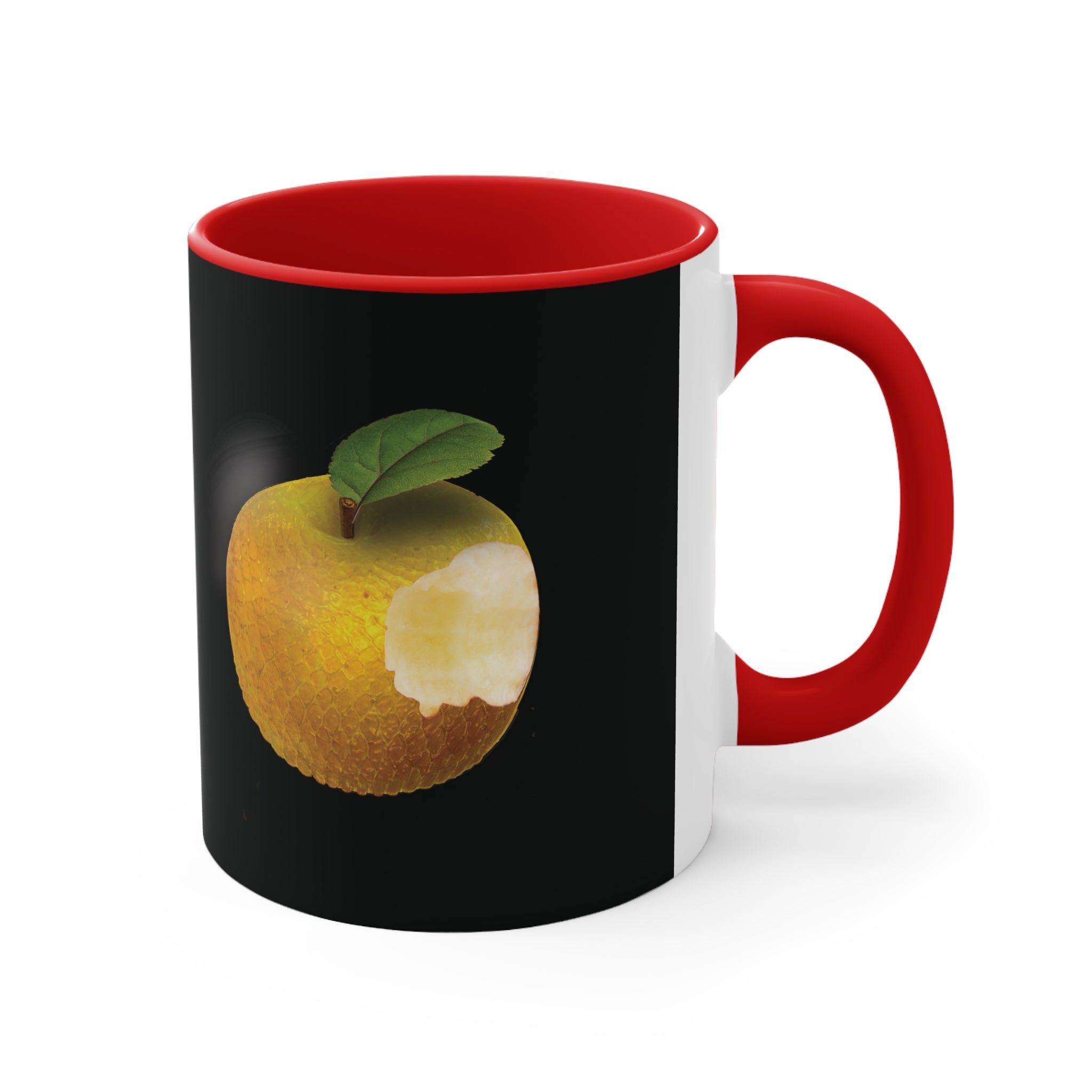 The Adam and Eve Apple: Original Sin Series Accent Coffee Mug, 11oz