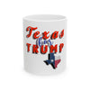 Texas For Trump 2024 Ceramic Mug, (11oz, 15oz)