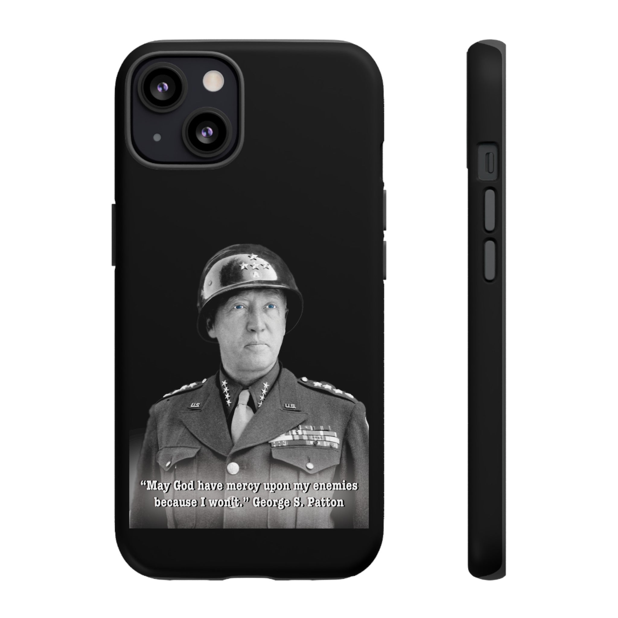 George S. Patton Jr. Tough Cases Black & White