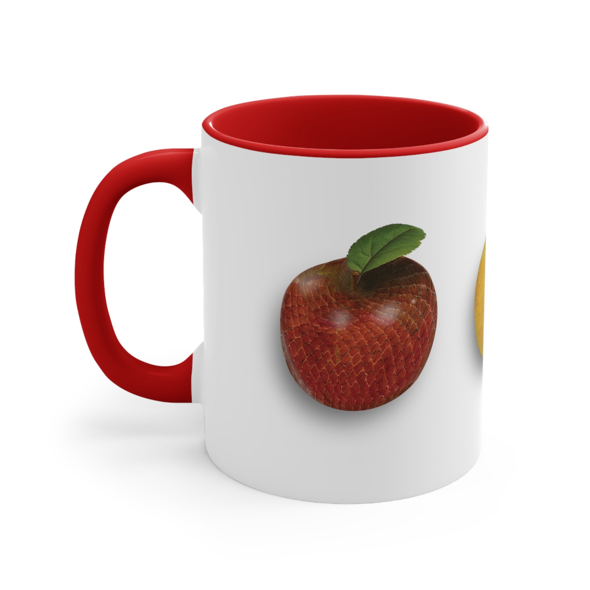 The Adam and Eve Apple: Original Sin Series Accent Coffee Mug, 11oz