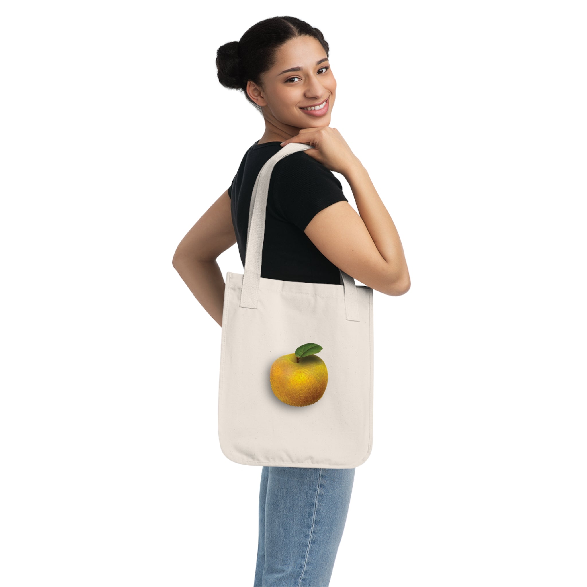 The Adam and Eve Apple: Original Sin Series Canvas Tote Bag