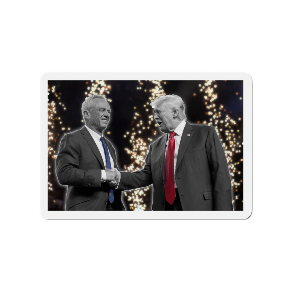 RFK Endorsing Donal J Trump 2024 Commemorative Die-Cut Magnets