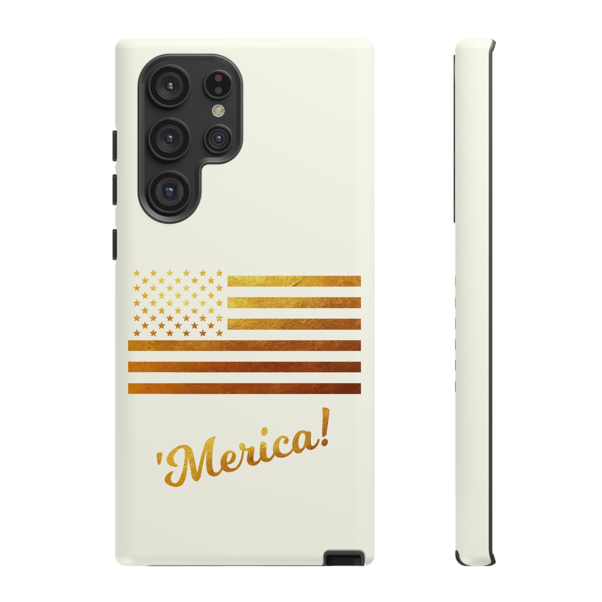 The Ultimate 'Merica and American Flag in Gold Leaf Limited Edition Tough Cases