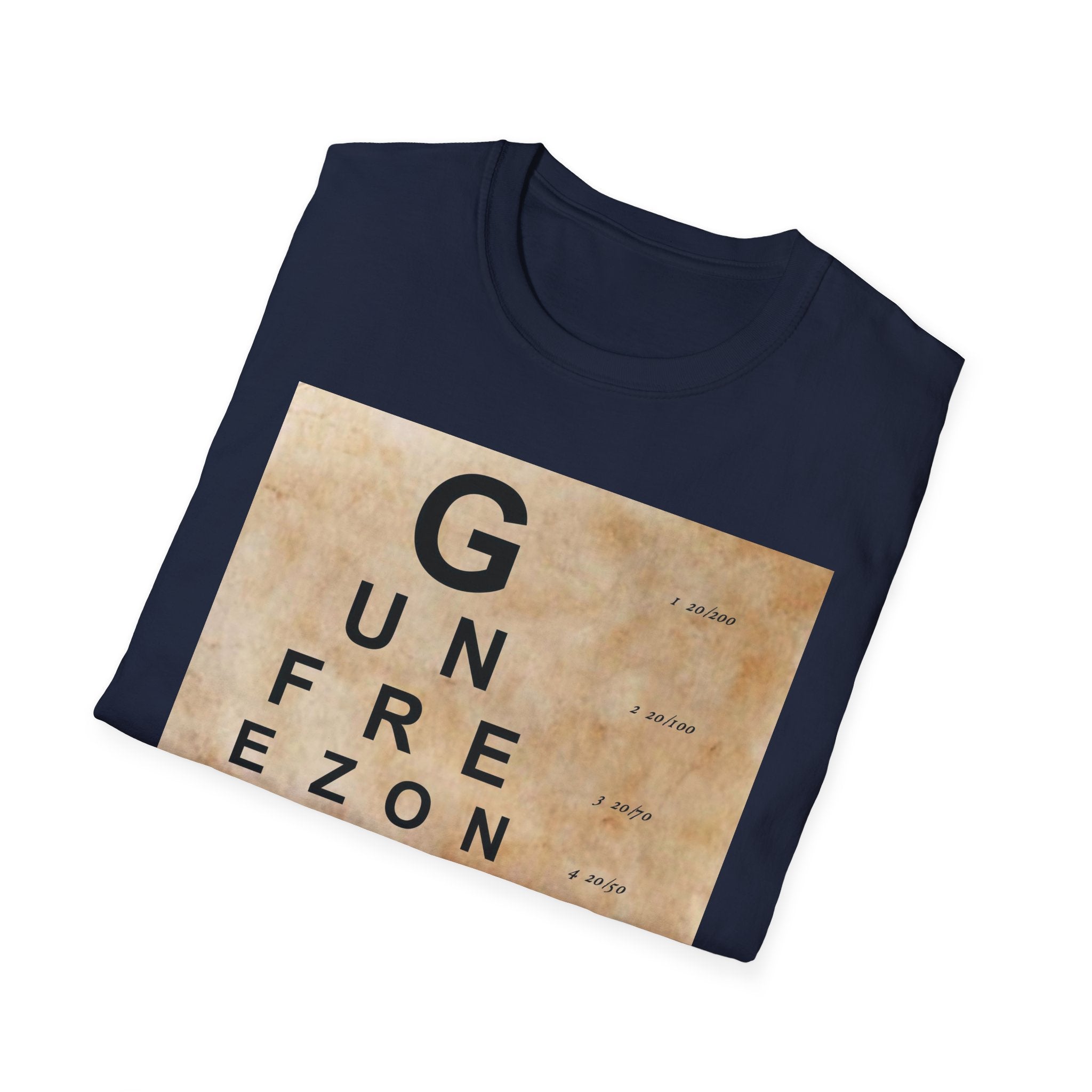 Second Amendment Eye Chart T shirt