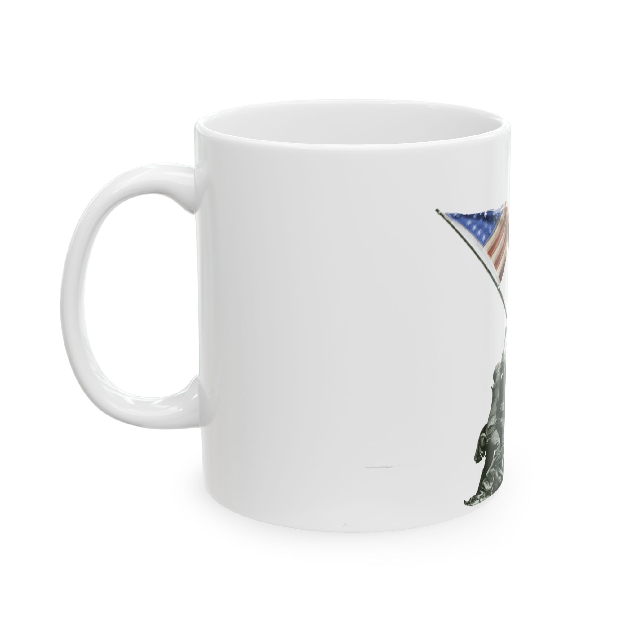 Iwo Jima Memorial Ceramic Mug, (11oz, 15oz)