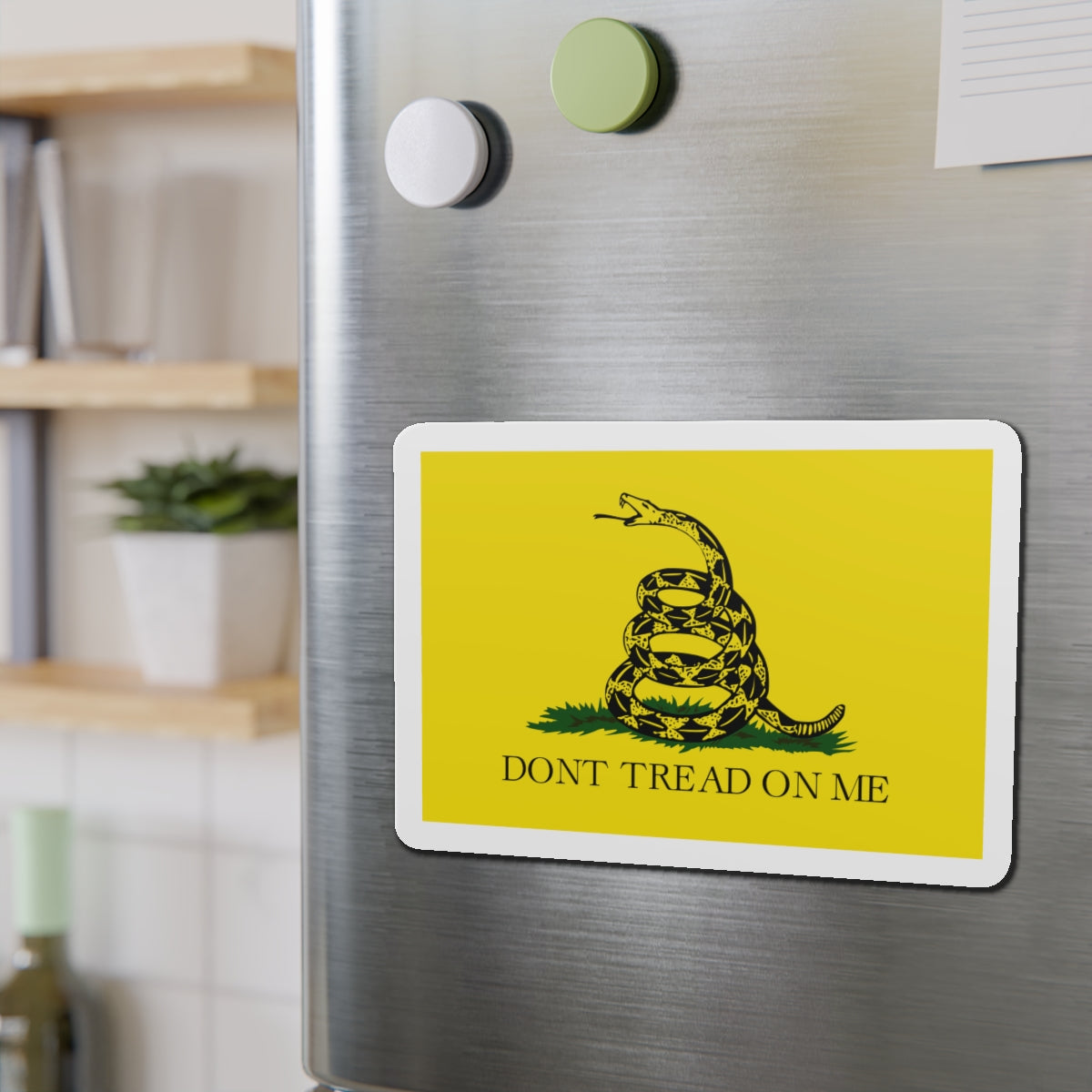 Gadsden Flag "Dont Tread on Me" Die-Cut Magnets