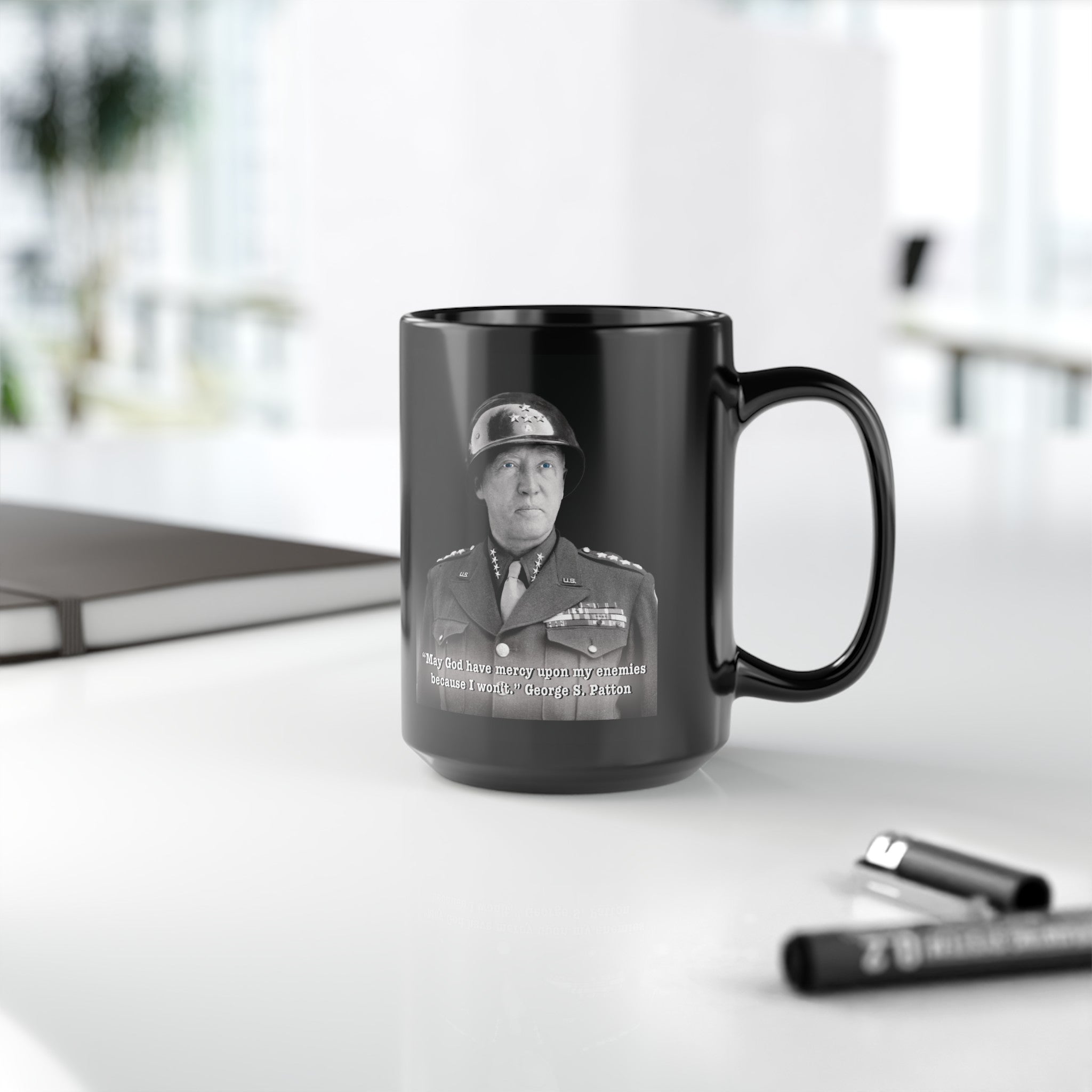 George S. Patton Jr. Accent Coffee Mug, 15oz mug