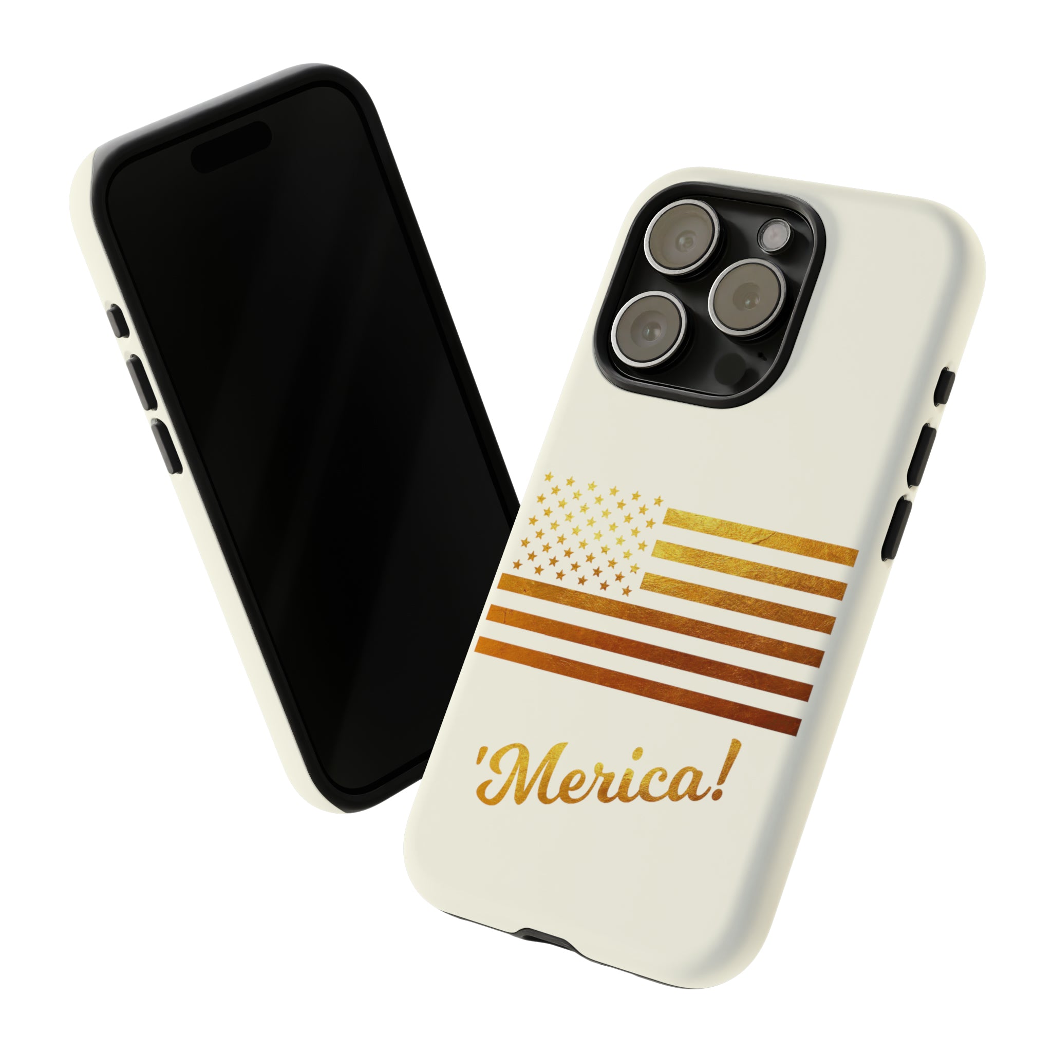 The Ultimate 'Merica and American Flag in Gold Leaf Limited Edition Tough Cases