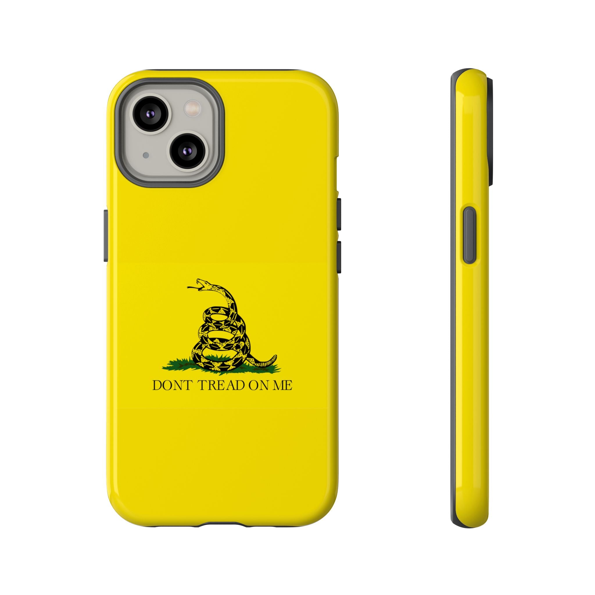 Gadsden flag "Dont Tread on Me" Tough Yellow Cases