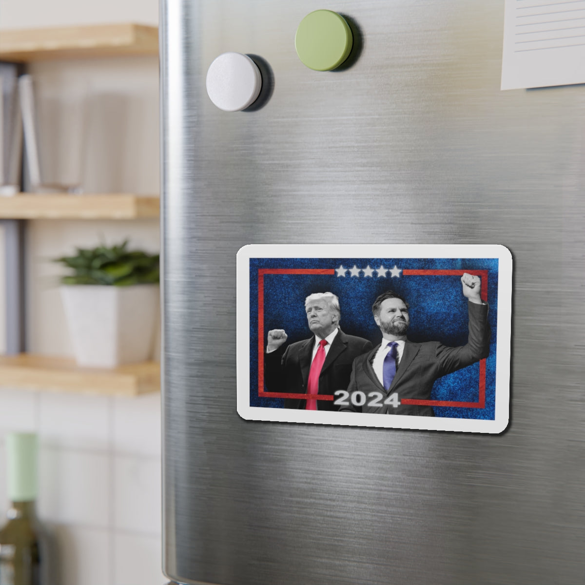 Trump Vance Make America Great Again Portrait! 2024 Die-Cut Magnets