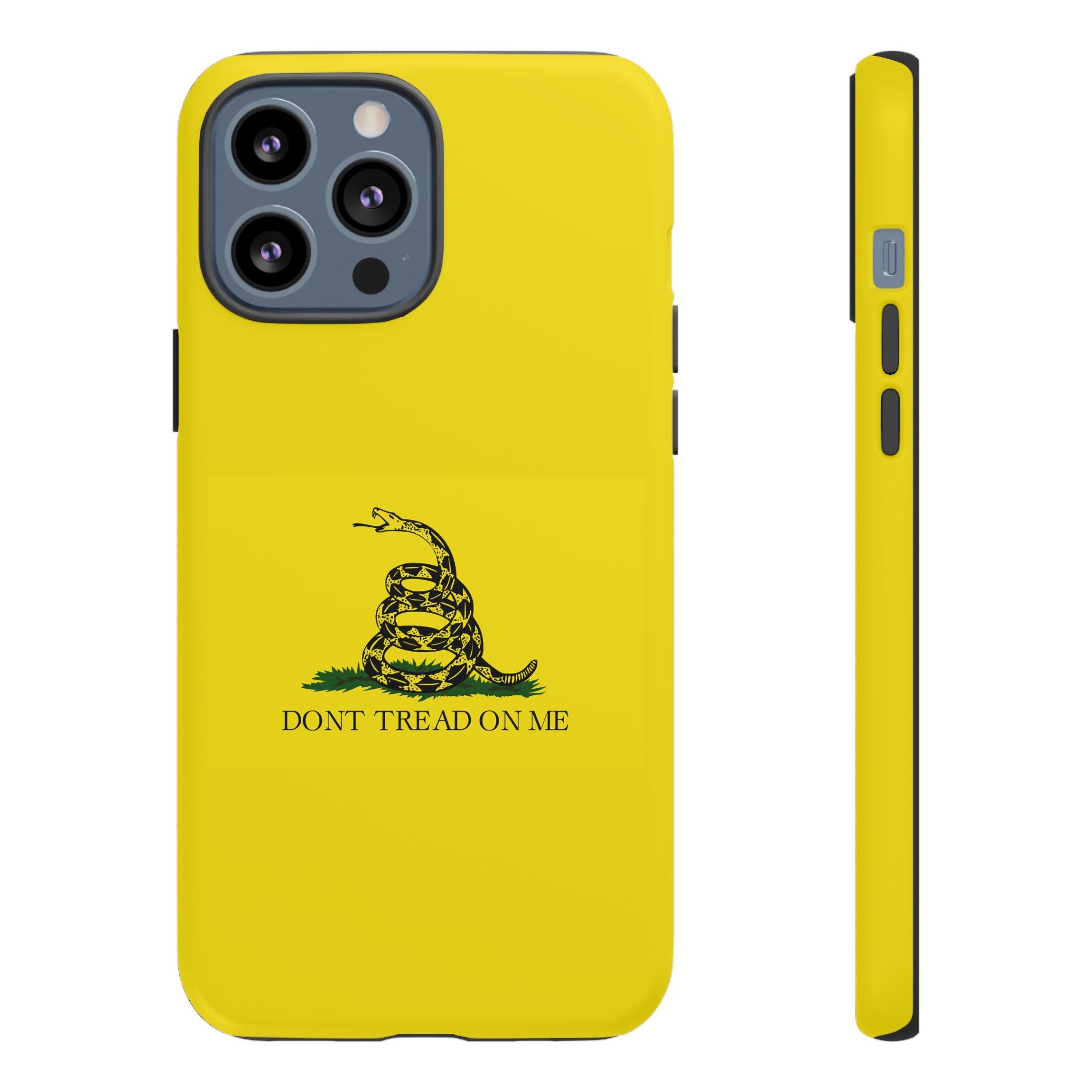 Gadsden flag "Dont Tread on Me" Tough Yellow Cases