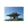 The Korean Bell of Friendship in Angel's Gate Park, San Pedro, Los Angeles, California  - Satin Poster (300gsm)