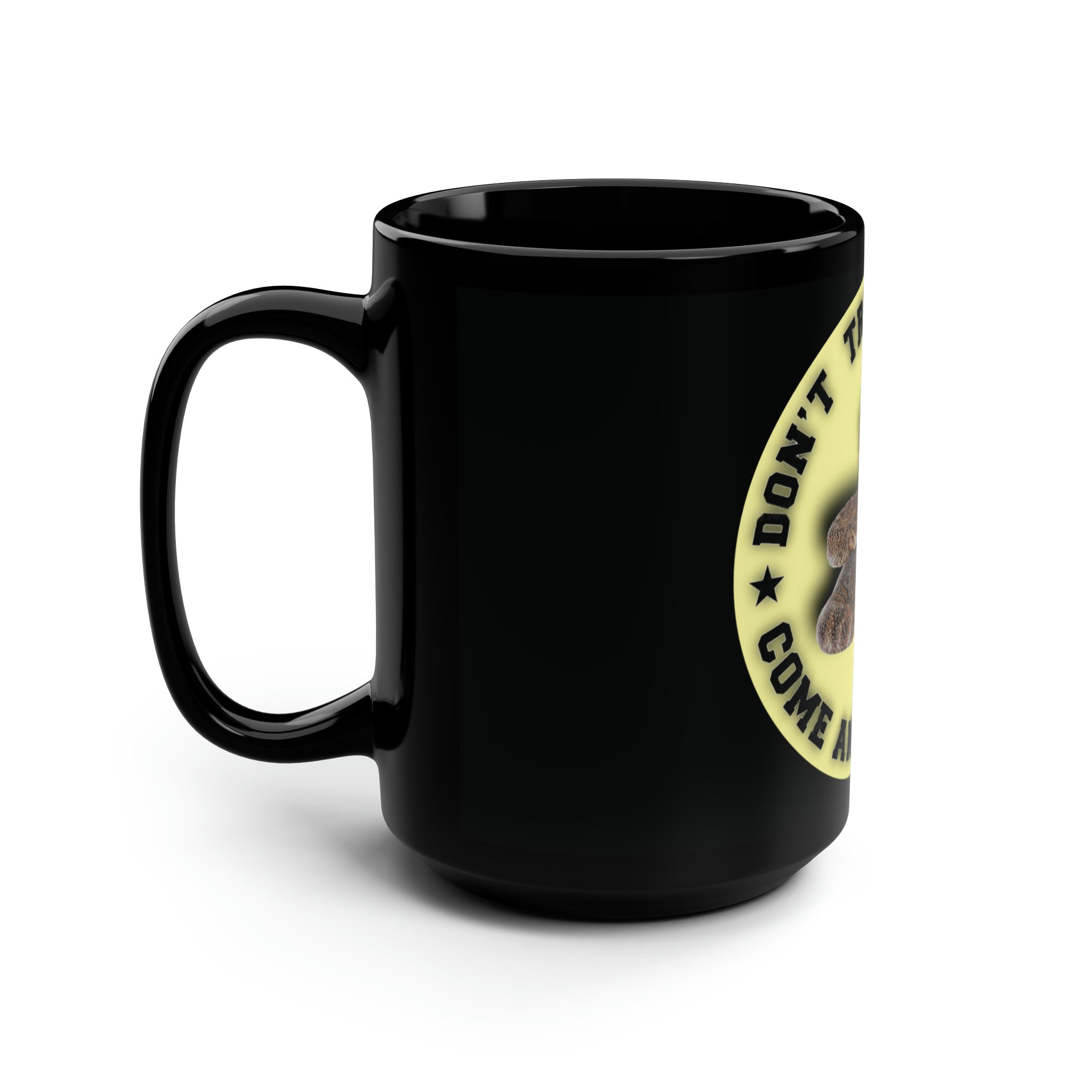 Don't Tread on Me Gadsden Flag Accent Coffee Mug, 15oz