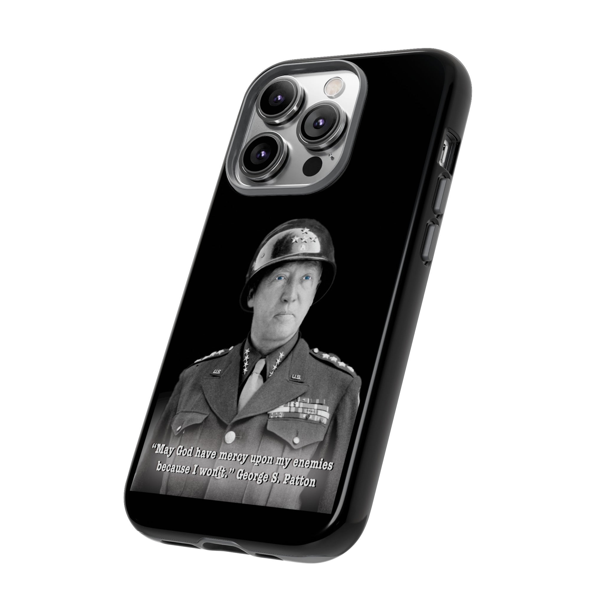 George S. Patton Jr. Tough Cases Black & White