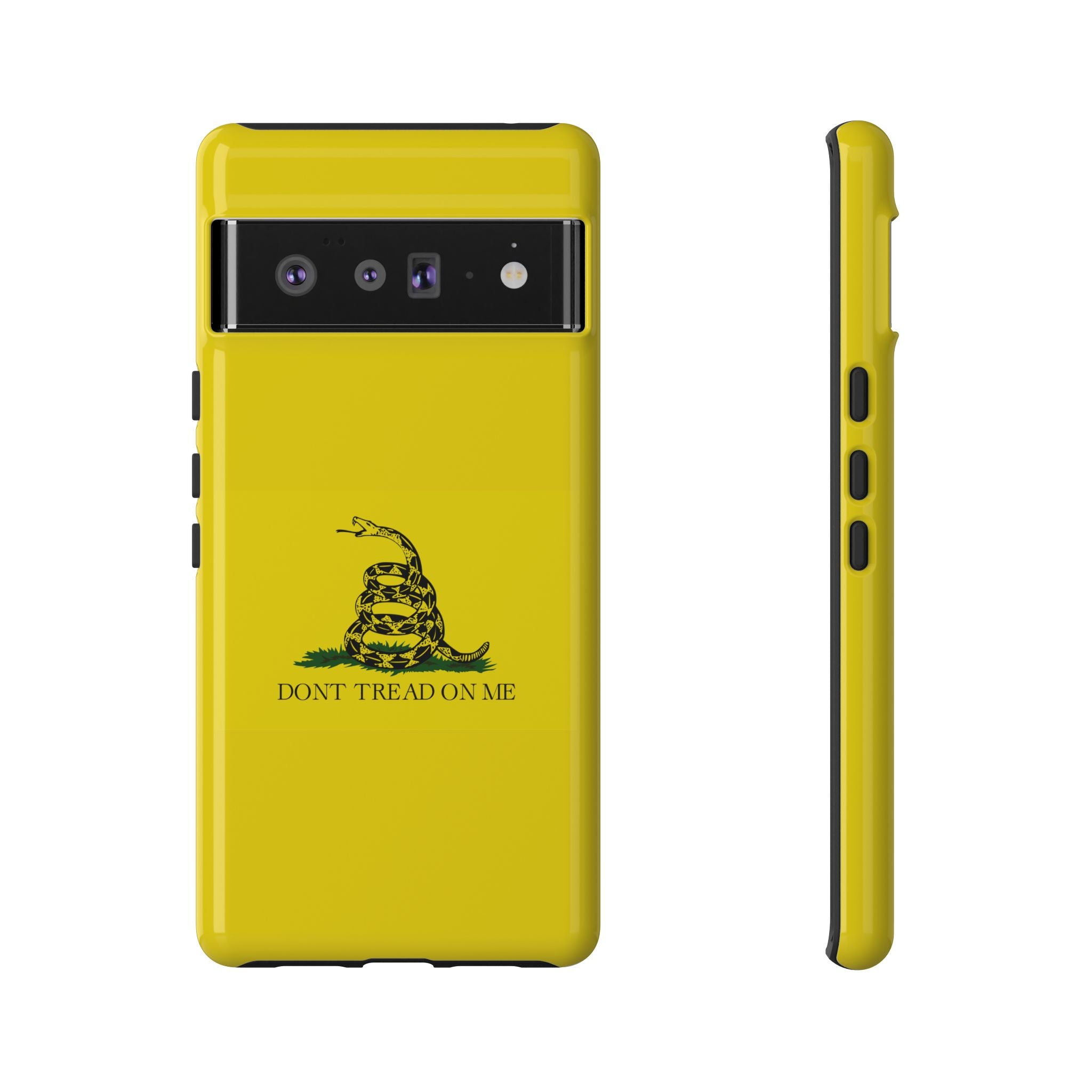 Gadsden flag "Dont Tread on Me" Tough Yellow Cases