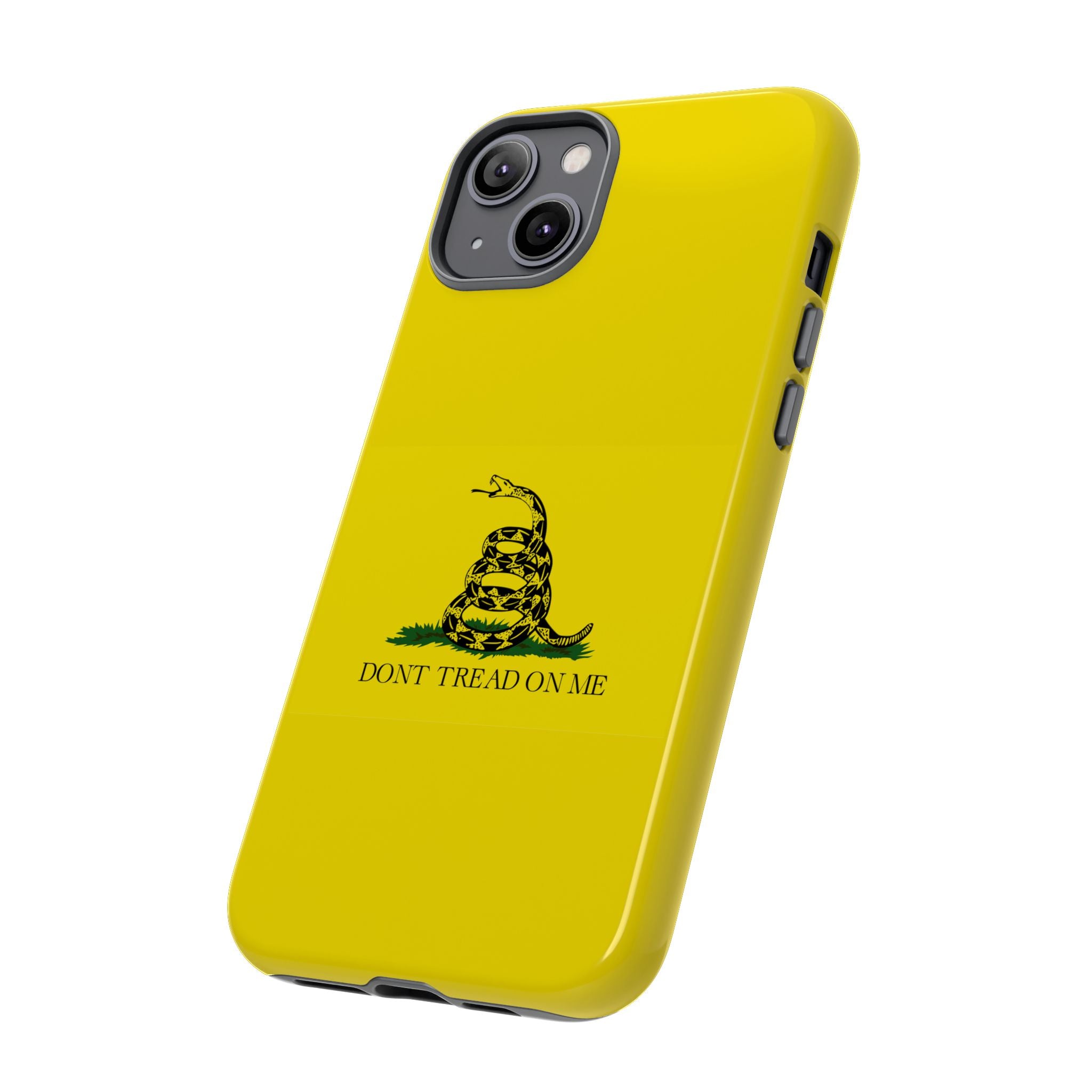 Gadsden flag "Dont Tread on Me" Tough Yellow Cases