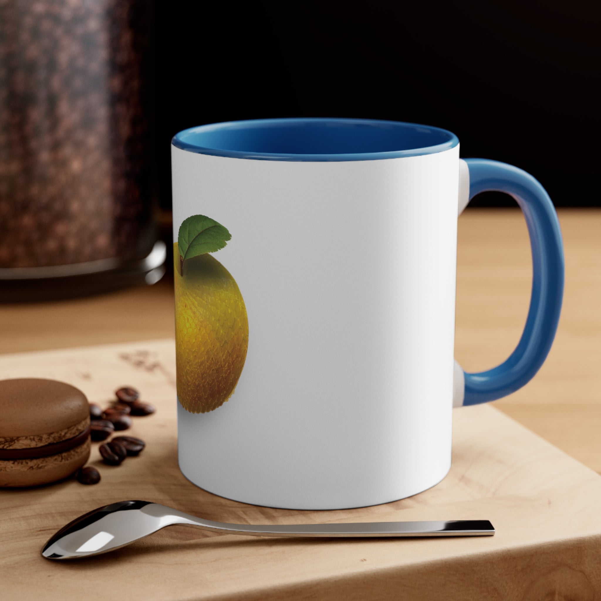 The Adam and Eve Apple: Original Sin Series Accent Coffee Mug, 11oz