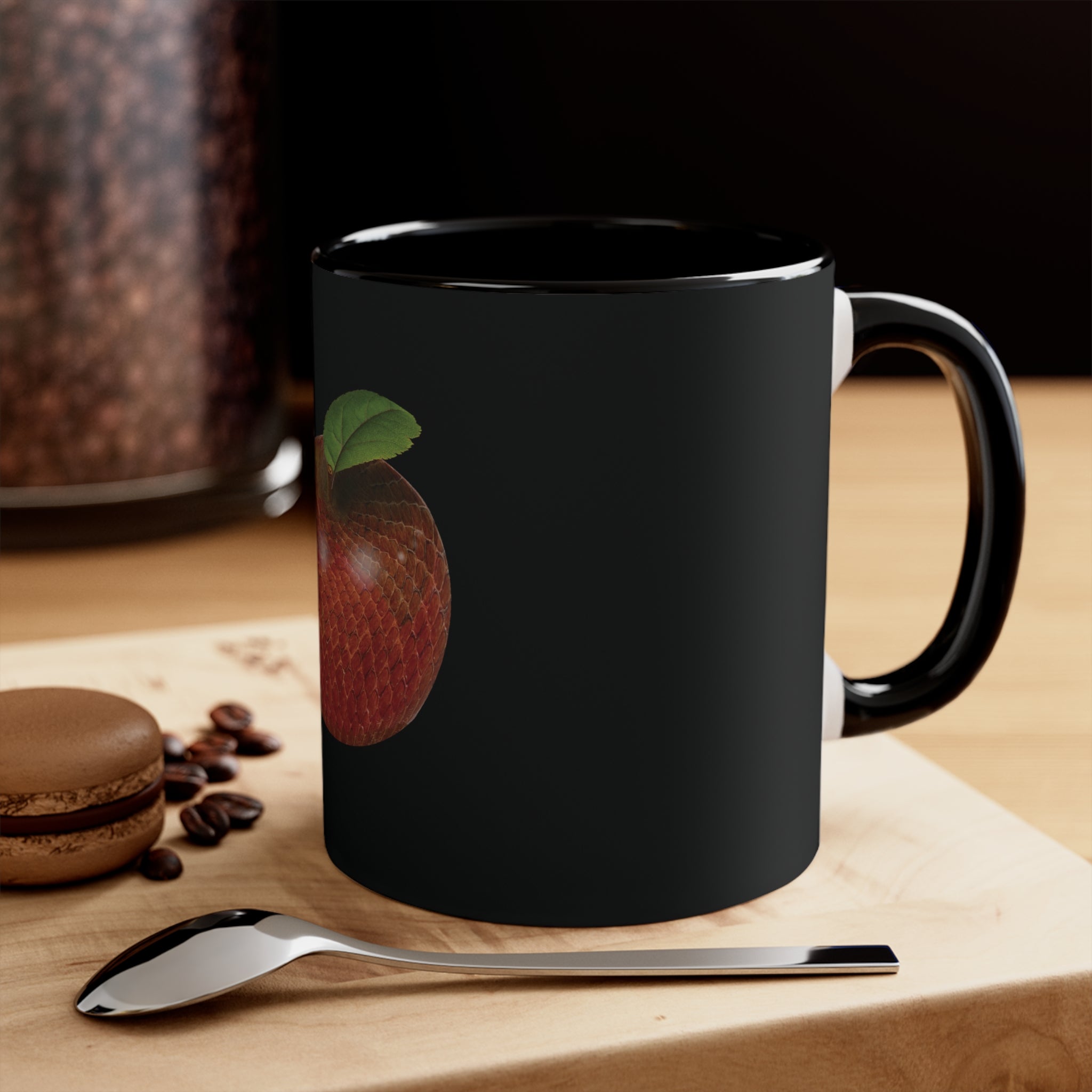 The Adam and Eve Apple: Original Sin Series Accent Coffee Mug, 11oz