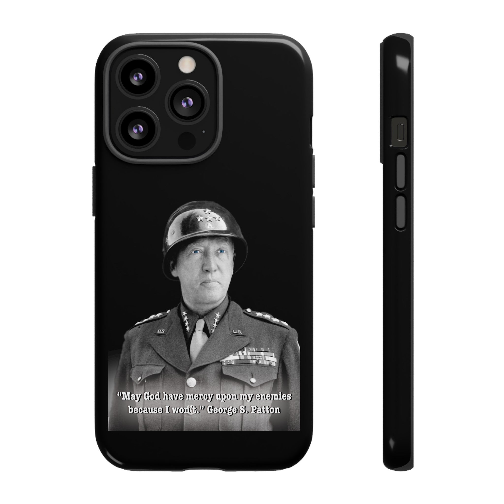 George S. Patton Jr. Tough Cases Black & White