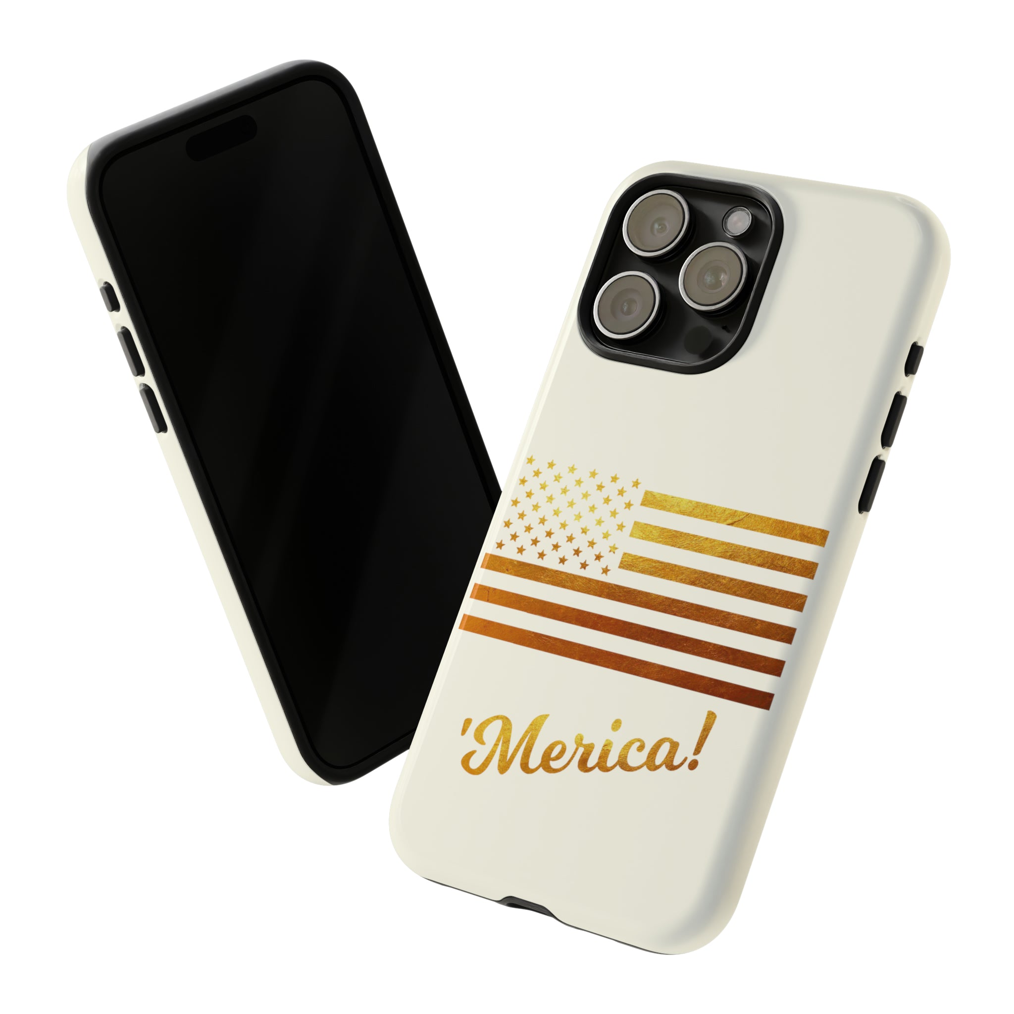 The Ultimate 'Merica and American Flag in Gold Leaf Limited Edition Tough Cases