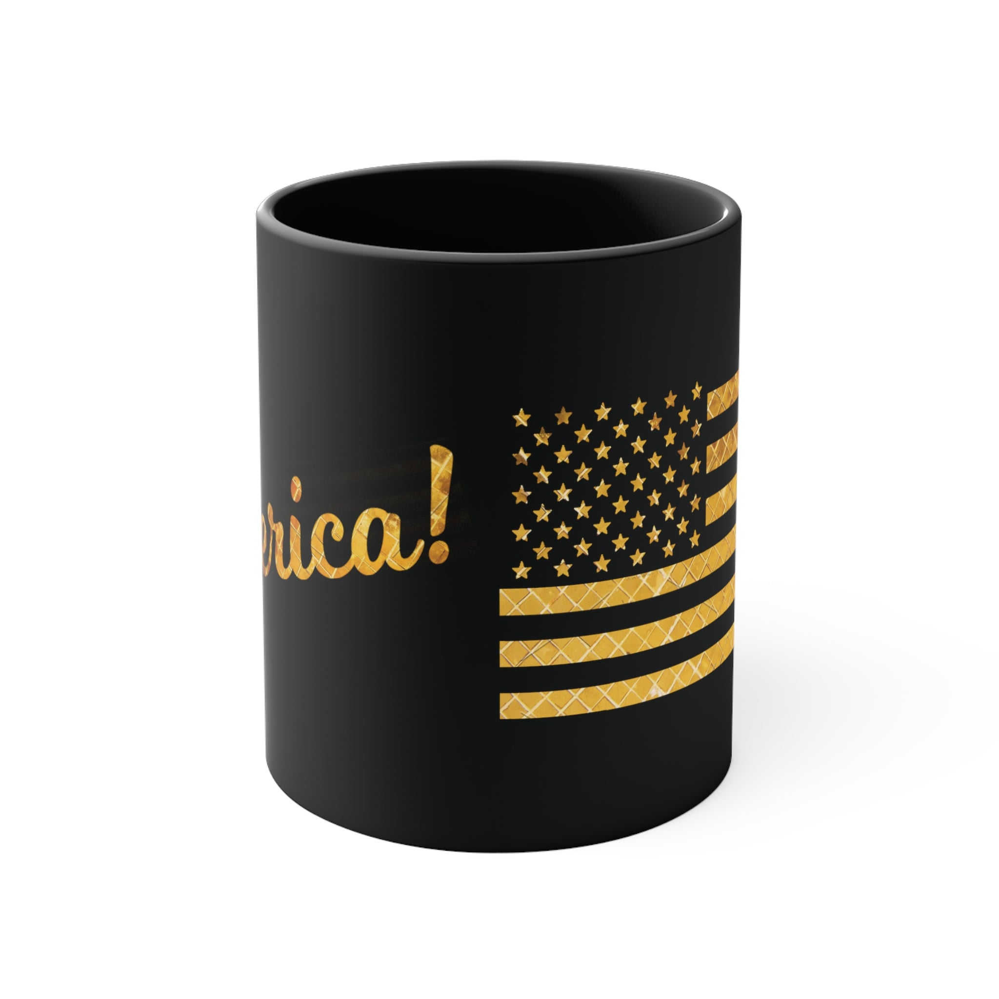 The Ultimate 'Merica! Limited Edition Gold Mosaic Accent Coffee Mug, 11oz