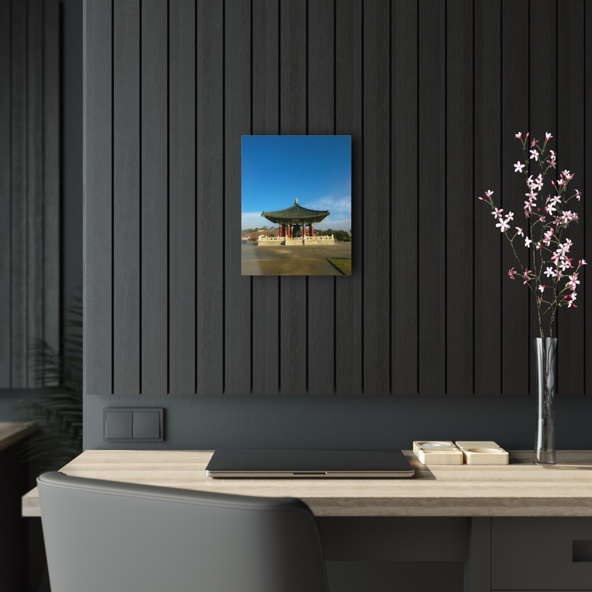 The Korean Bell of Friendship in Angel's Gate Park, San Pedro, Los Angeles, California Acrylic Print