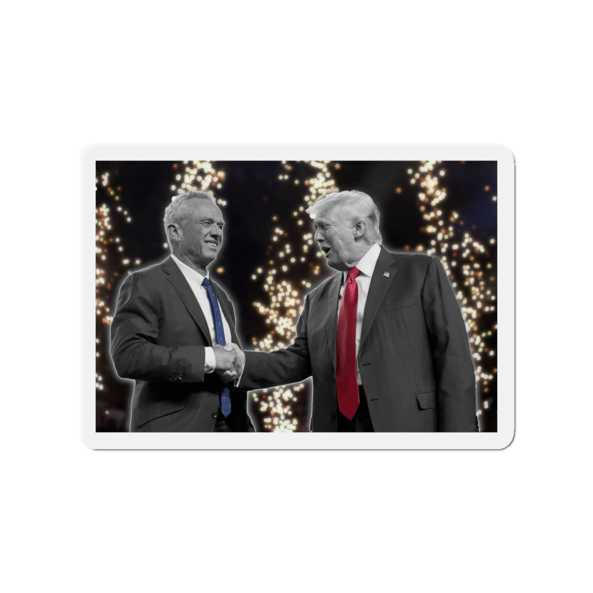 RFK Endorsing Donal J Trump 2024 Commemorative Die-Cut Magnets