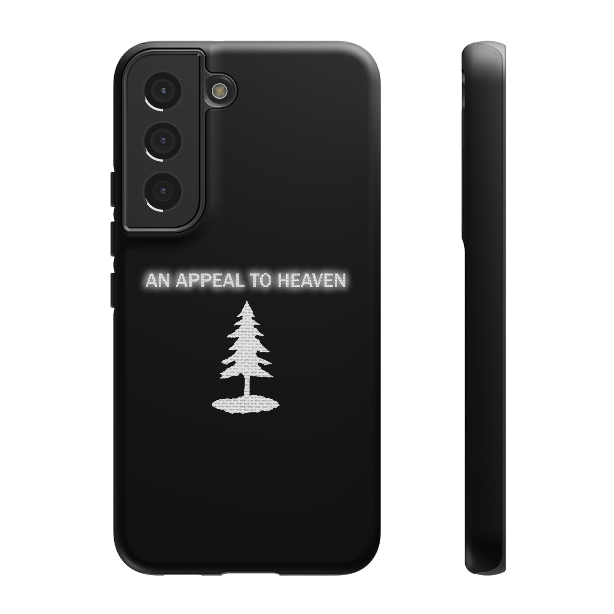 An Appeal To Heaven Flag Tough Cases Black & White