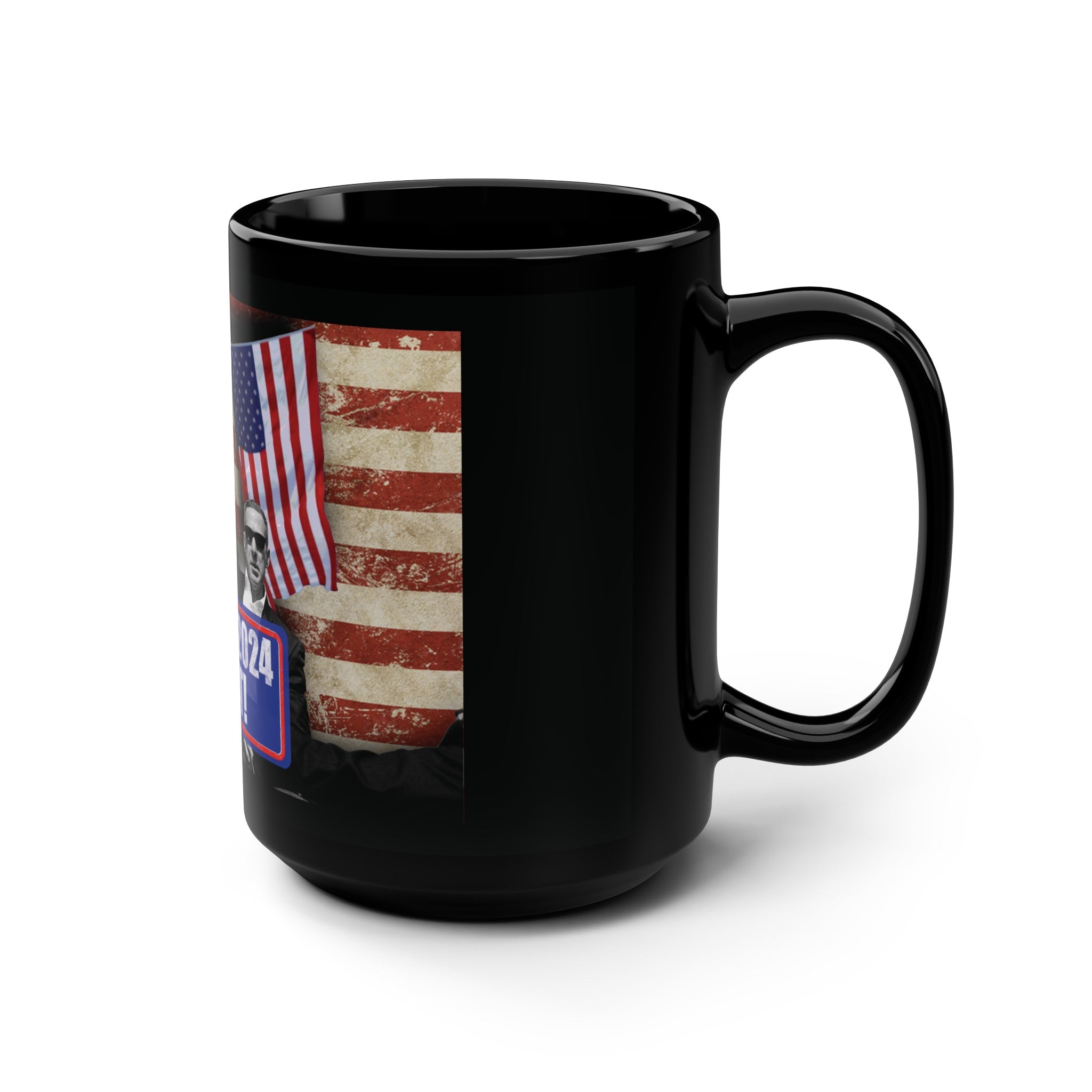 Trump 2024 "Fight!" 15 oz Mug – Commemorate July 13th, 2024 with a Patriotic Touch