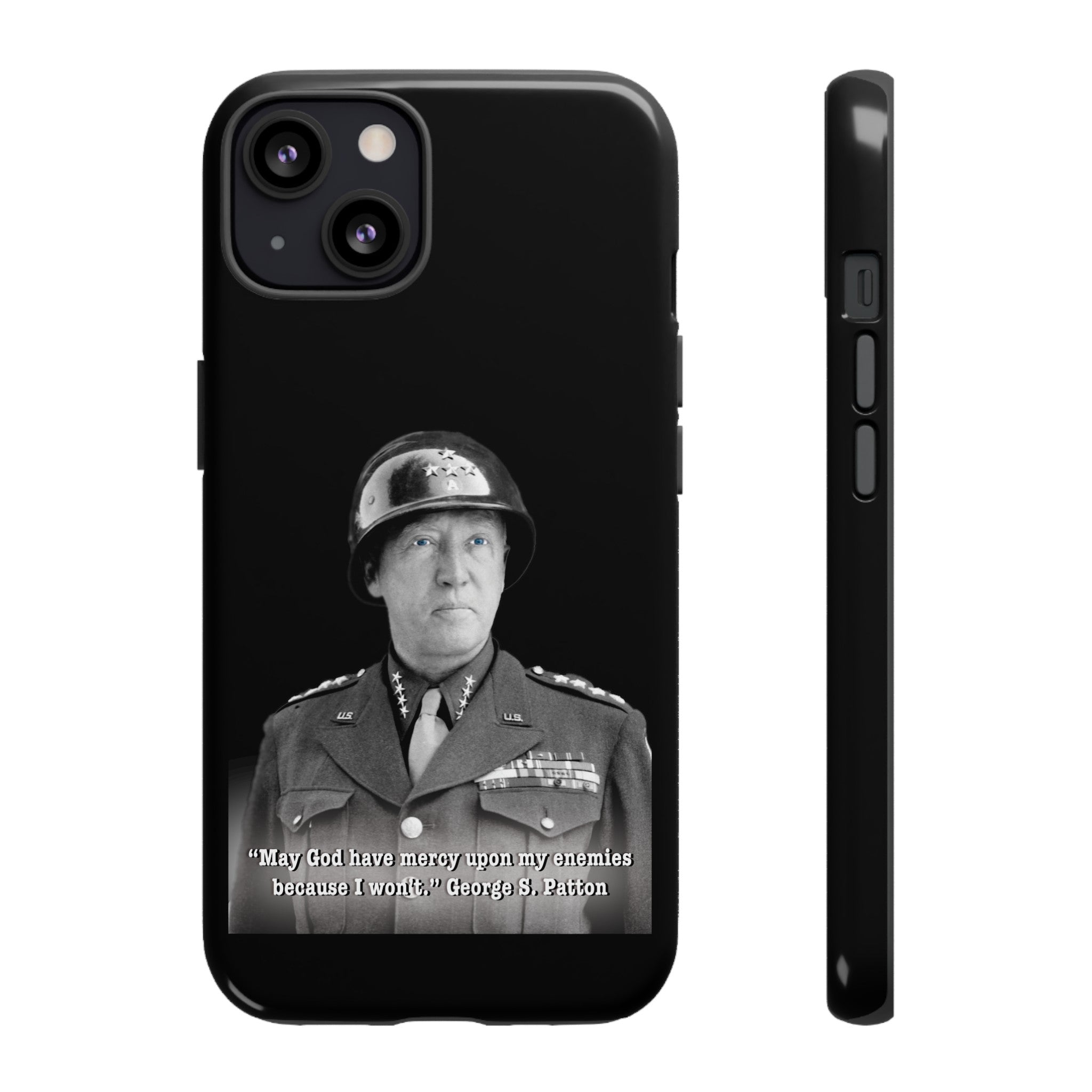 George S. Patton Jr. Tough Cases Black & White