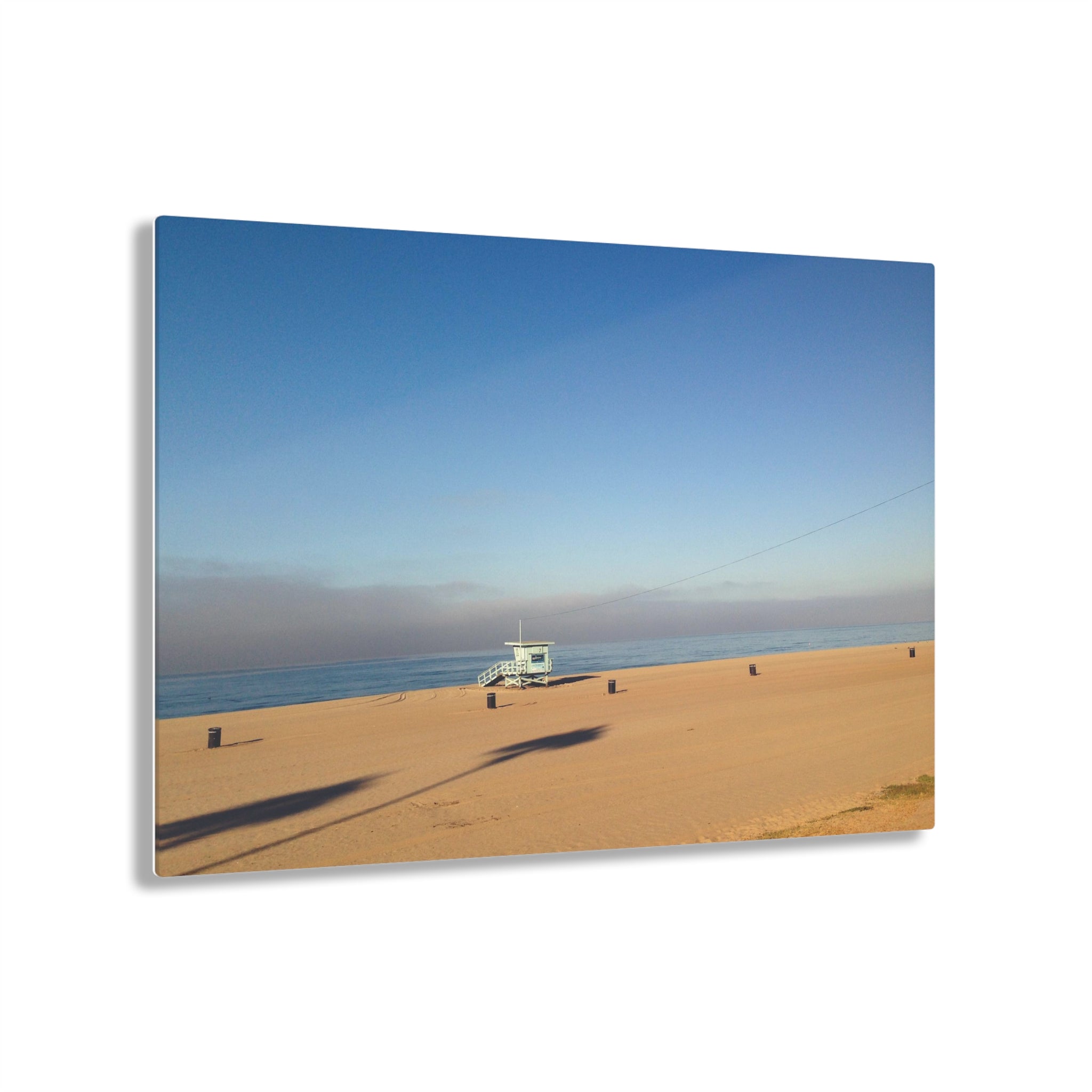 Early Morning at Will Rogers Beach, Santa Monica, California - Acrylic Print